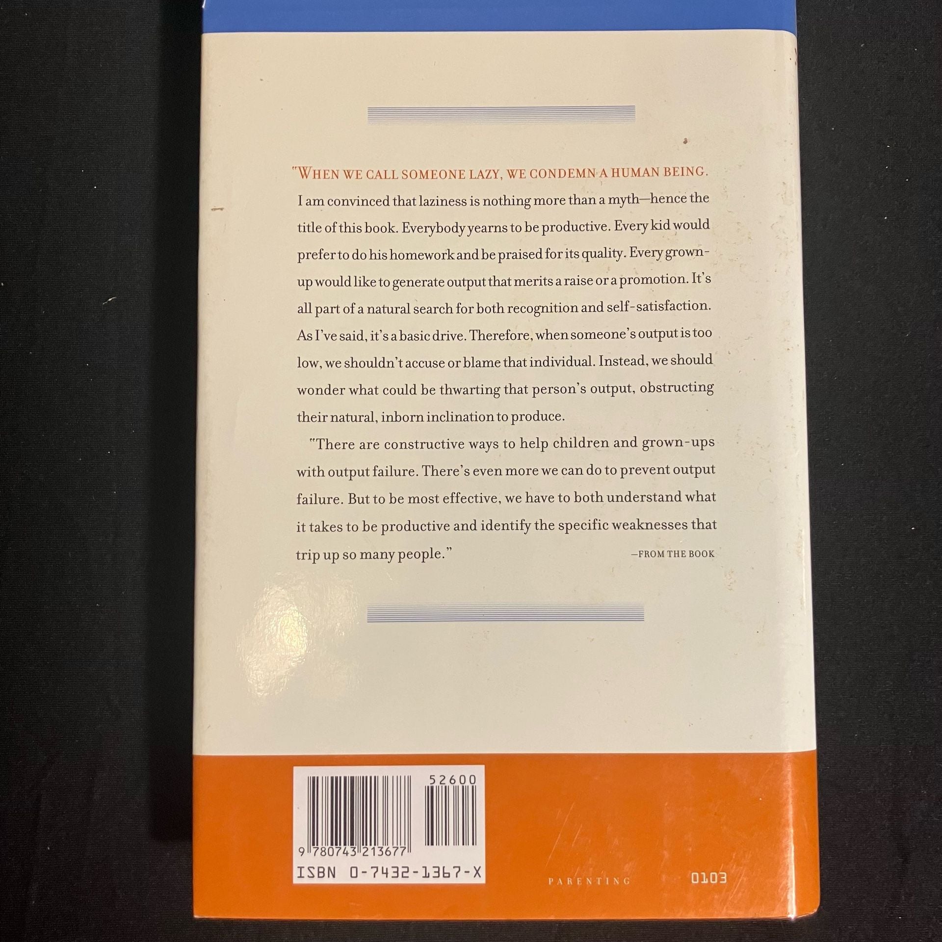 The Myth Of Laziness Book By Mel Levine 2