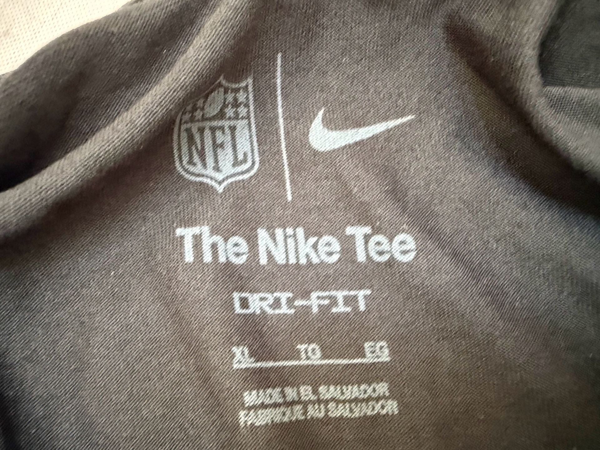 Nike Pittsburgh Steelers NFL T-Shirt Size XL Black Dri-Fit new w tags 3