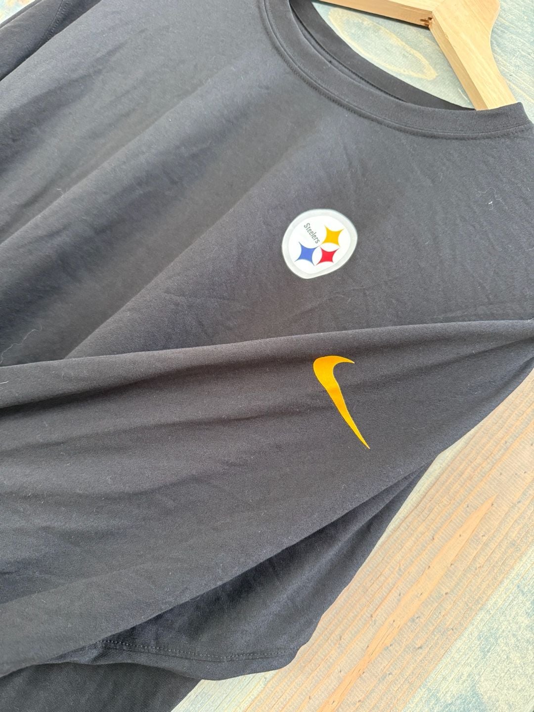 Nike Pittsburgh Steelers NFL T-Shirt Size XL Black Dri-Fit new w tags 6