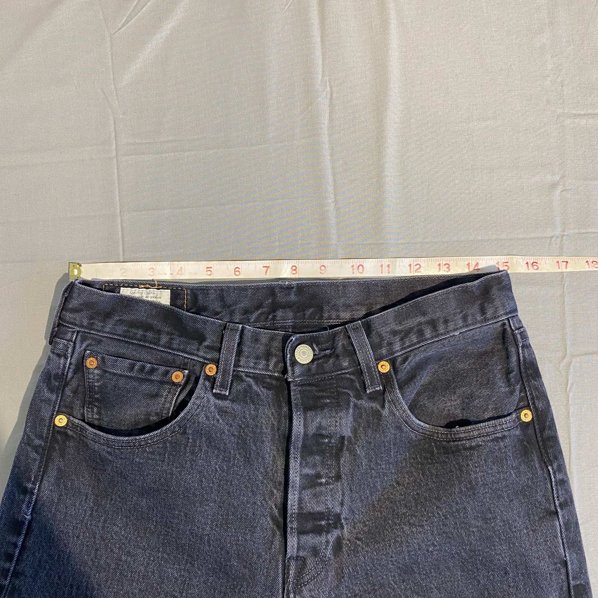 Levi's 501 Original Fit Men's Jeans Black Size 29 X 32 style 005013371 5