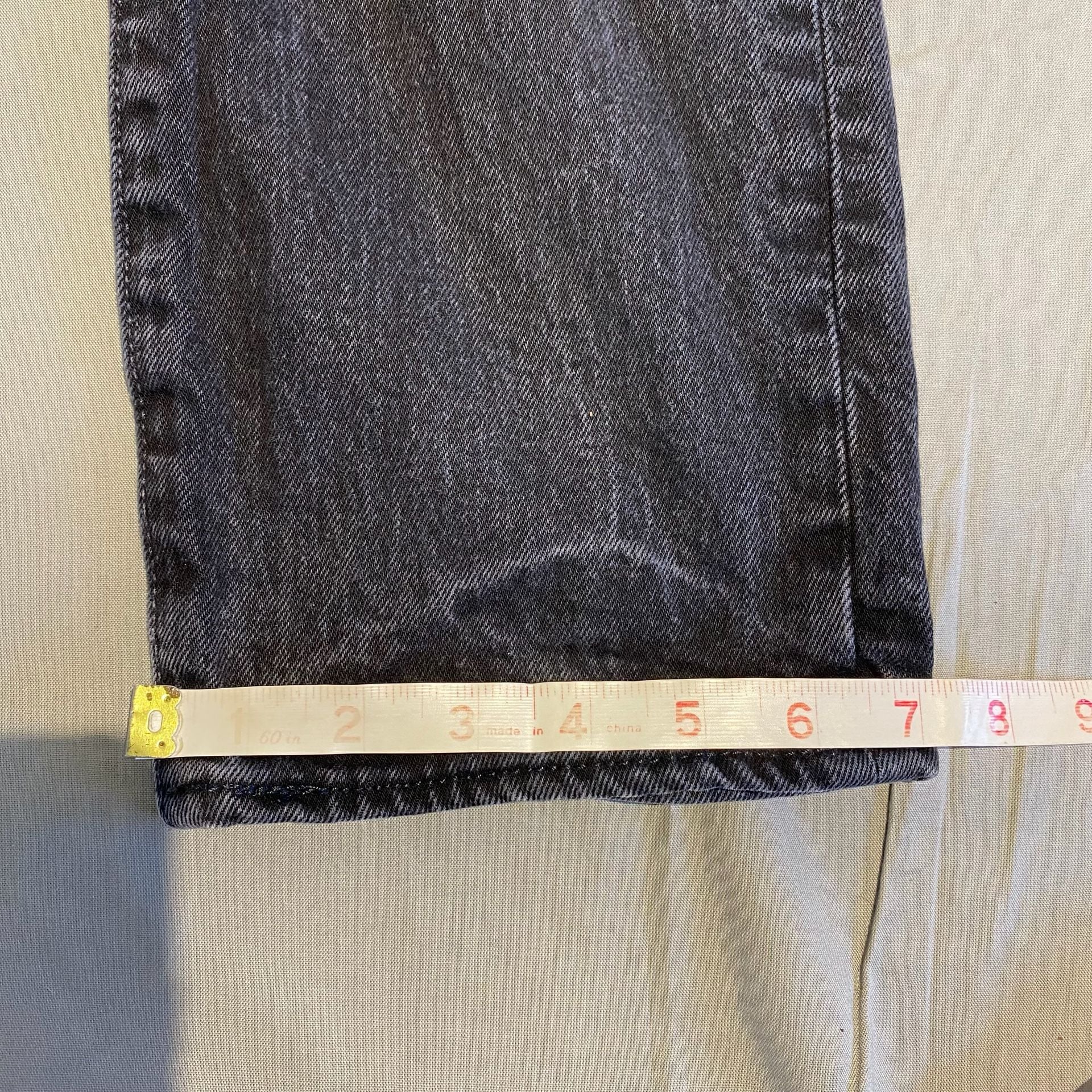 Levi's 501 Original Fit Men's Jeans Black Size 29 X 32 style 005013371 7