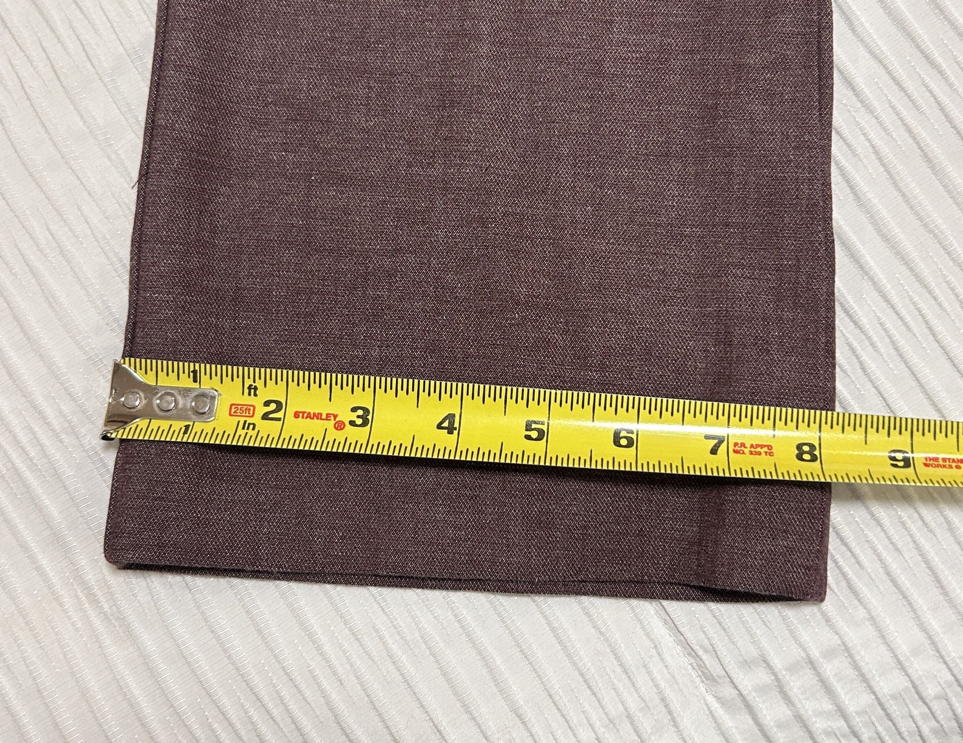 Express Columnist Barely Boot Mid Rise Size 10R Maroon/Red Pants  8