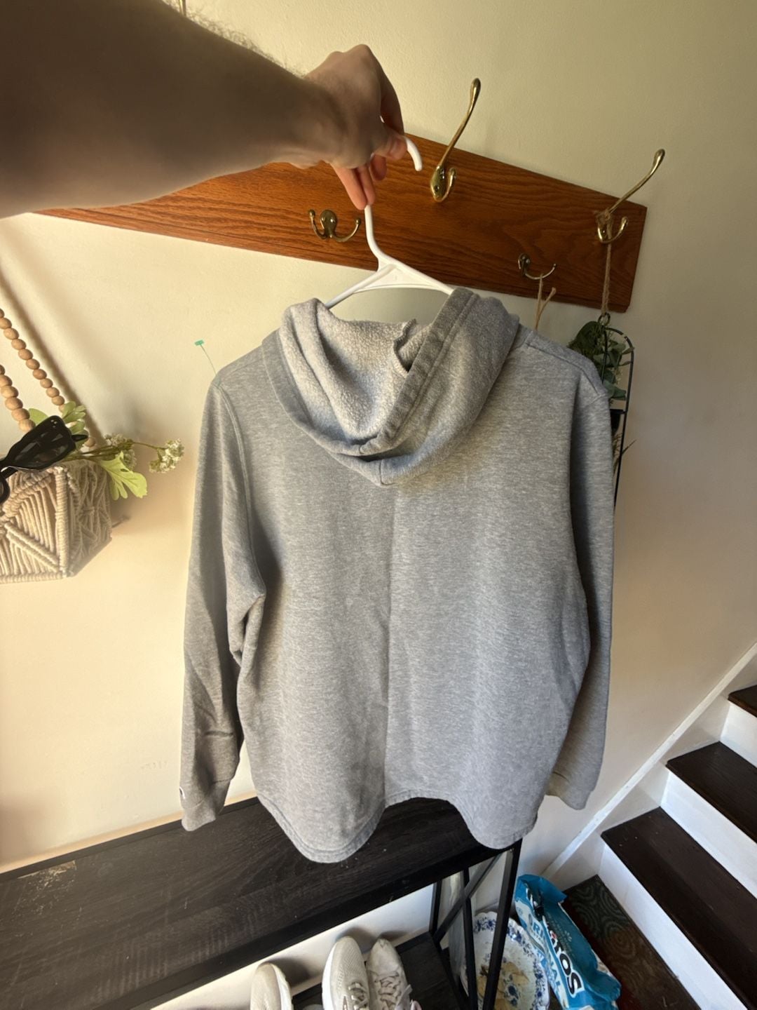 Champion Ohio State Buckeyes Hoodie Size L Gray 5