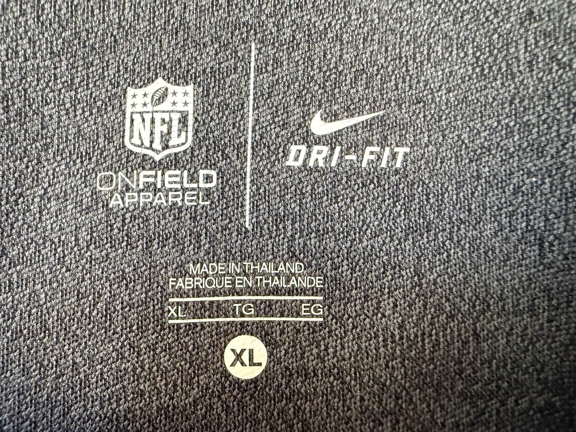 Nike Pittsburgh Steelers Dri-Fit Quarter-Zip Pullover XL Gray Black 5