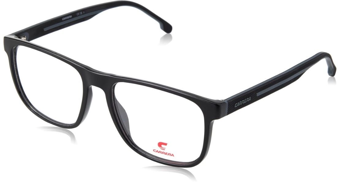 Carrera 8892 Eyeglasses Black Rectangle Frame 2