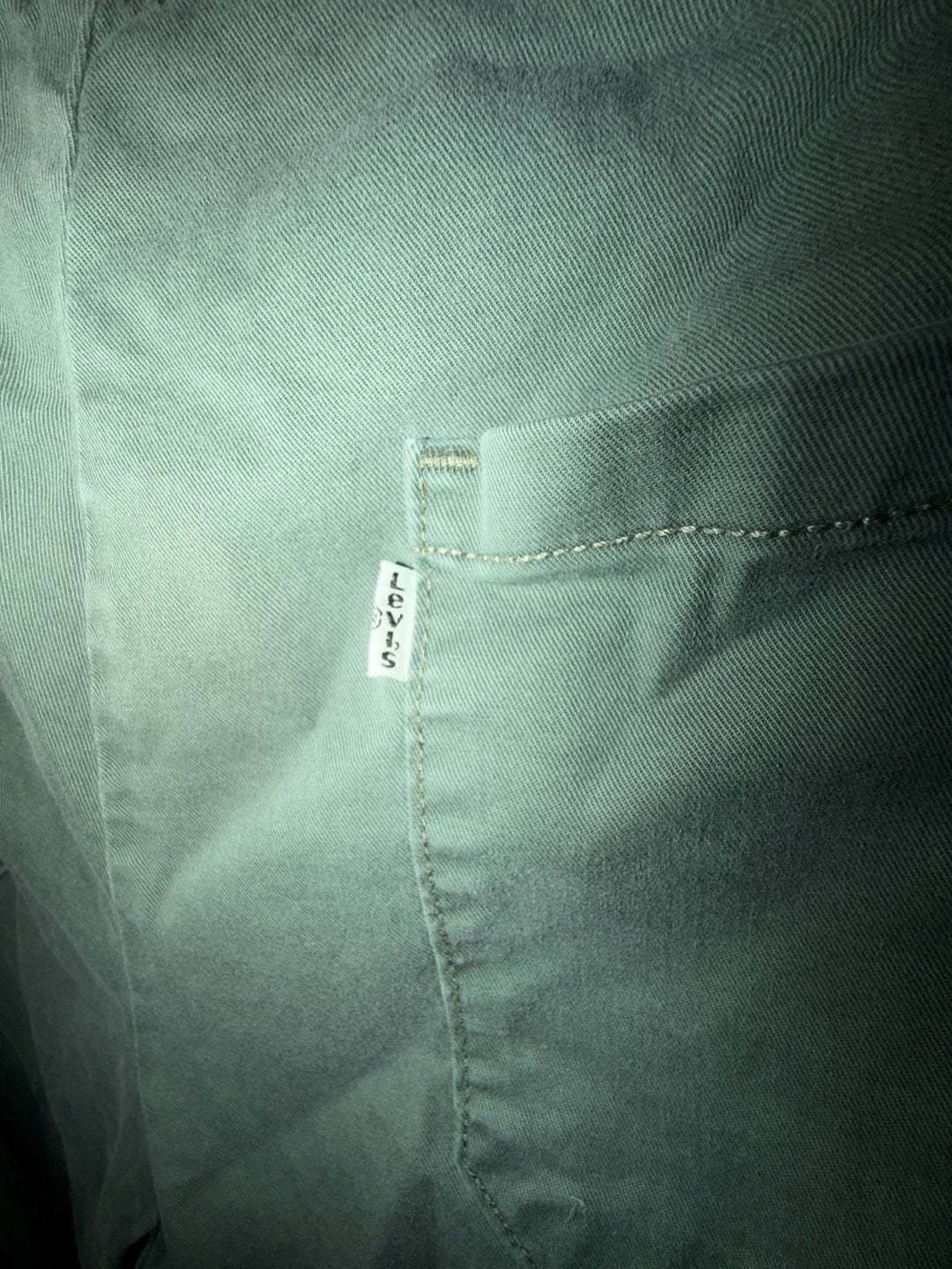 Levi's Jogger Pants Size XL Green Drawstring Twill 7
