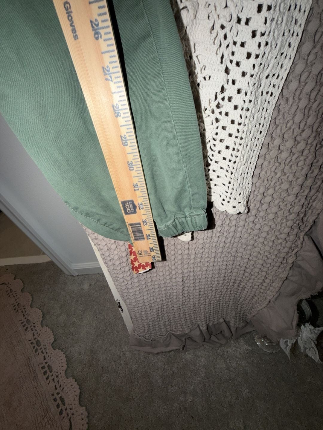 Levi's Jogger Pants Size XL Green Drawstring Twill 9