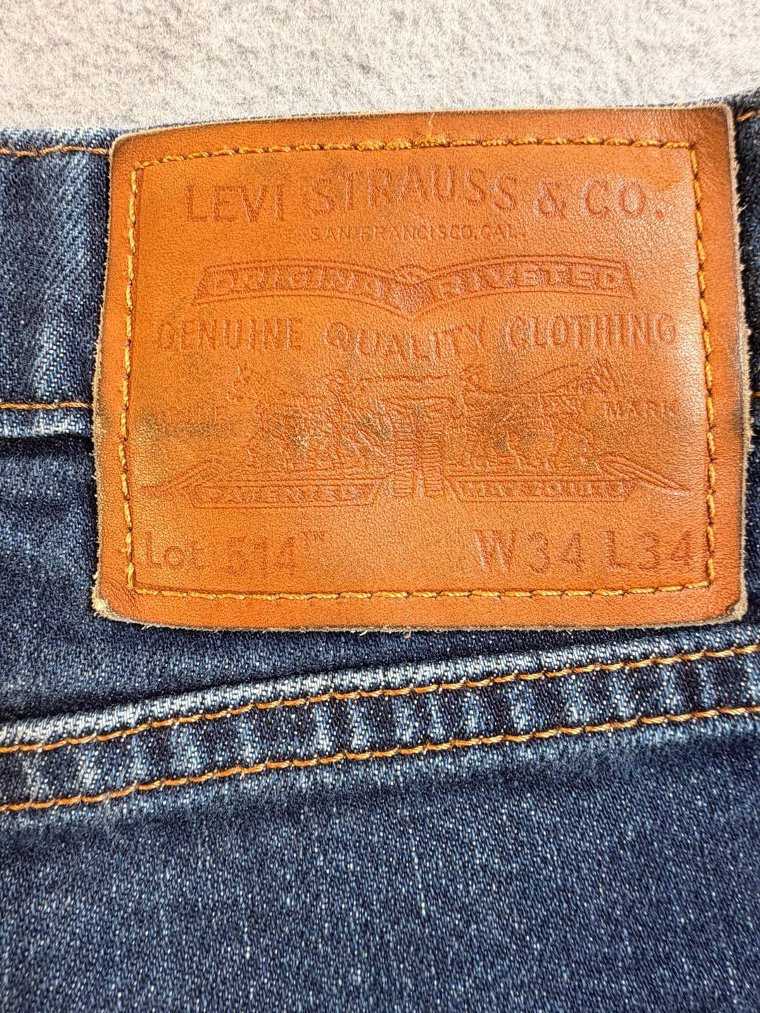 Levi's Premium Jeans Size W34 L34 Blue Denim 10