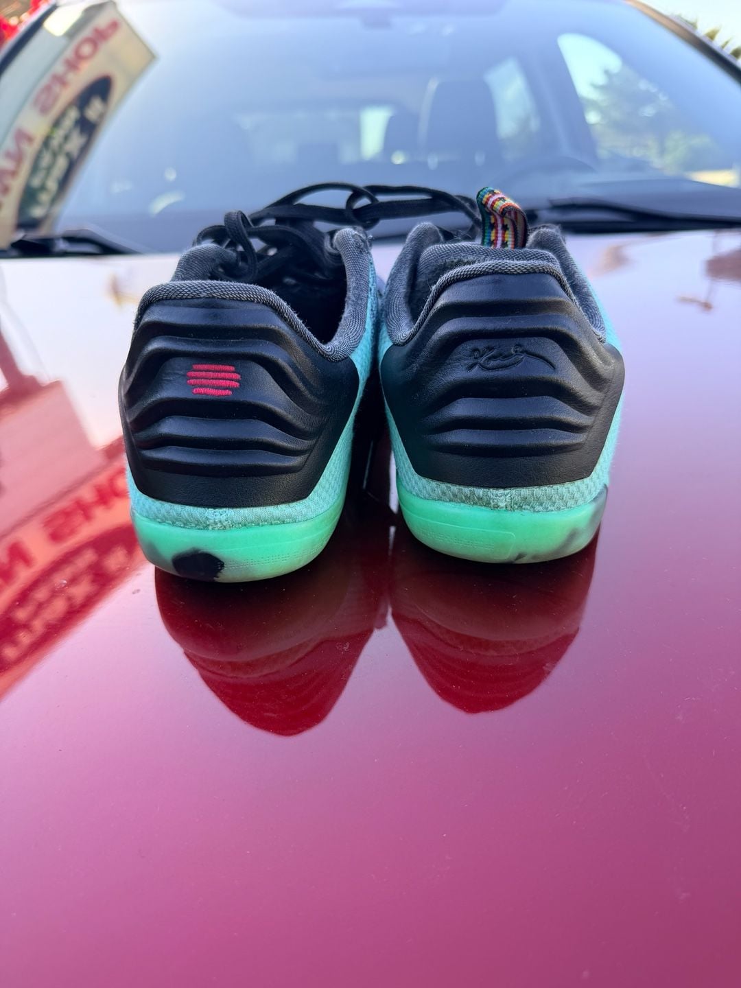 Nike Kobe XI GS All Star Size 6.5Y Green Glow Black Basketball Shoes 8