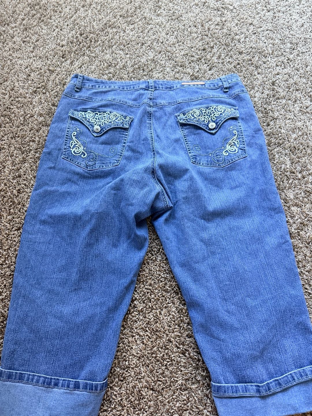 Christopher & Banks Denim Capri Jeans Blue 3