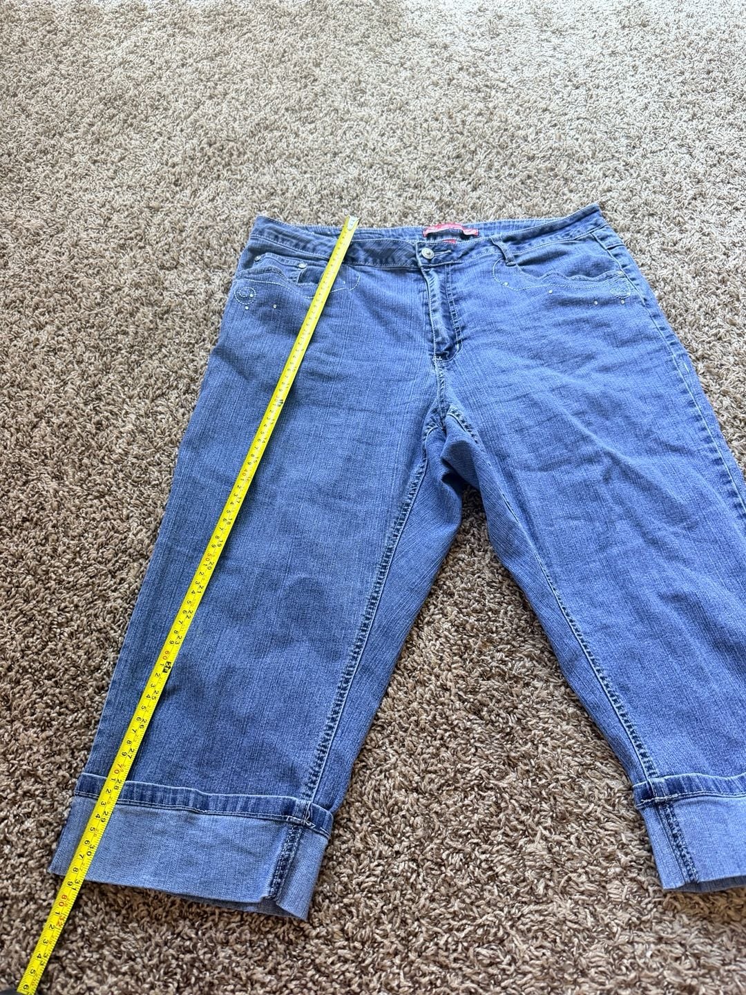 Christopher & Banks Denim Capri Jeans Blue 5