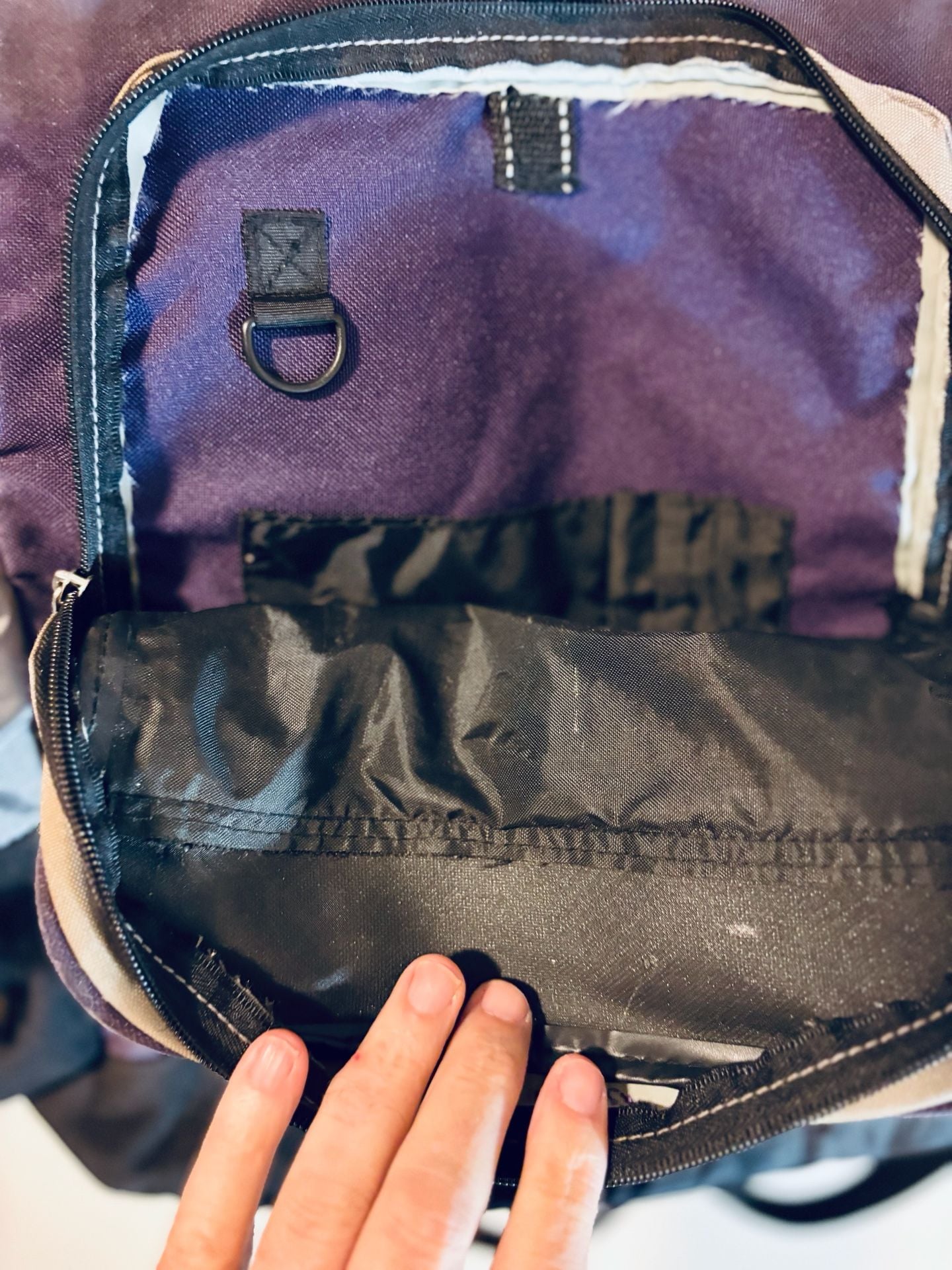 Eastport Black Mesh Backpack 6