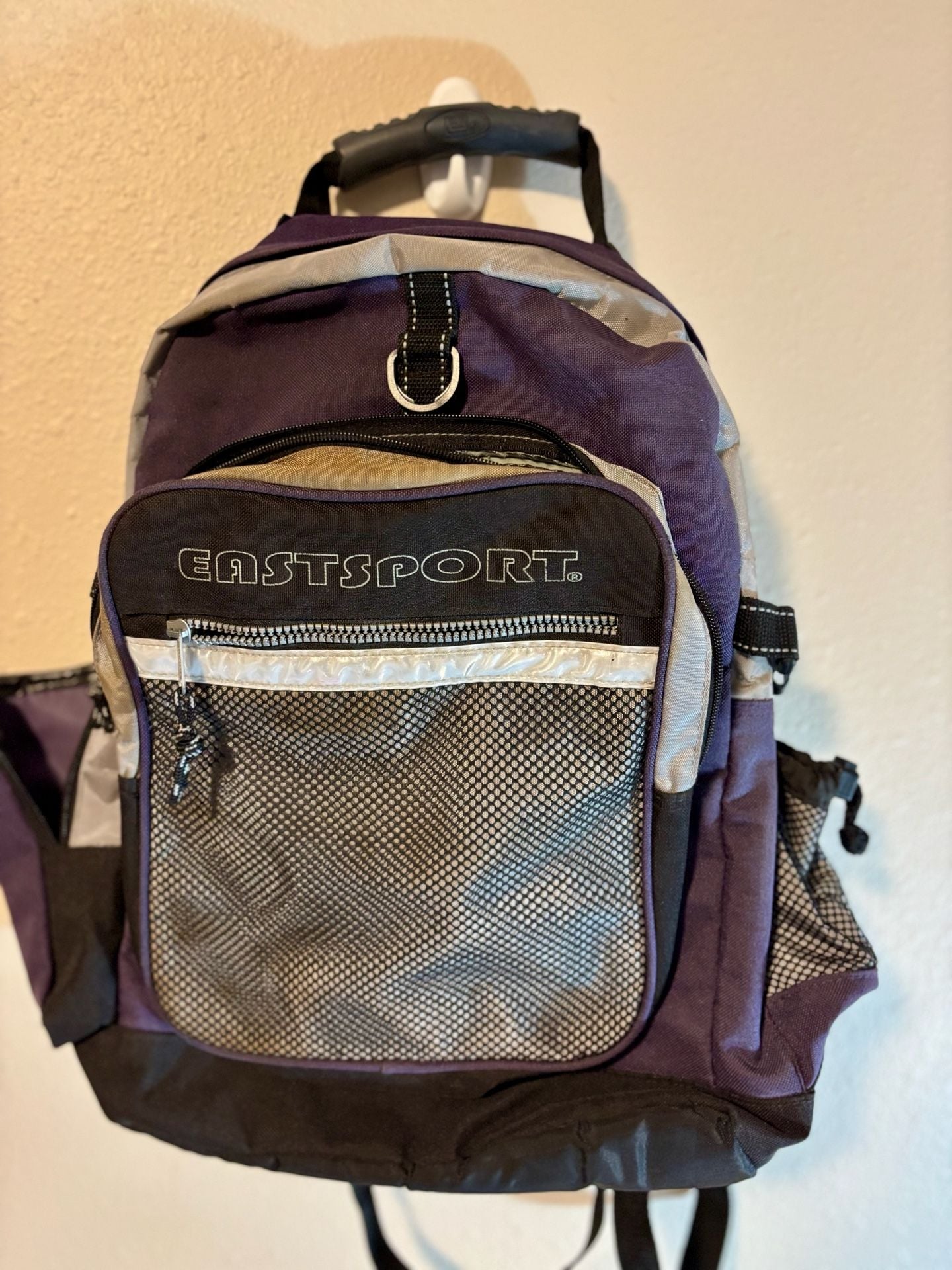 Eastport Black Mesh Backpack 10