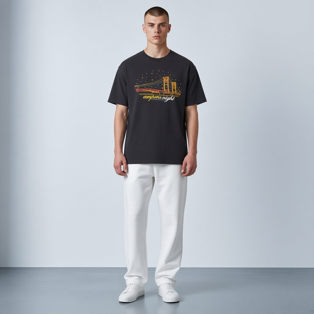 Nyenyes Palembang Ampera Night T-Shirt 2