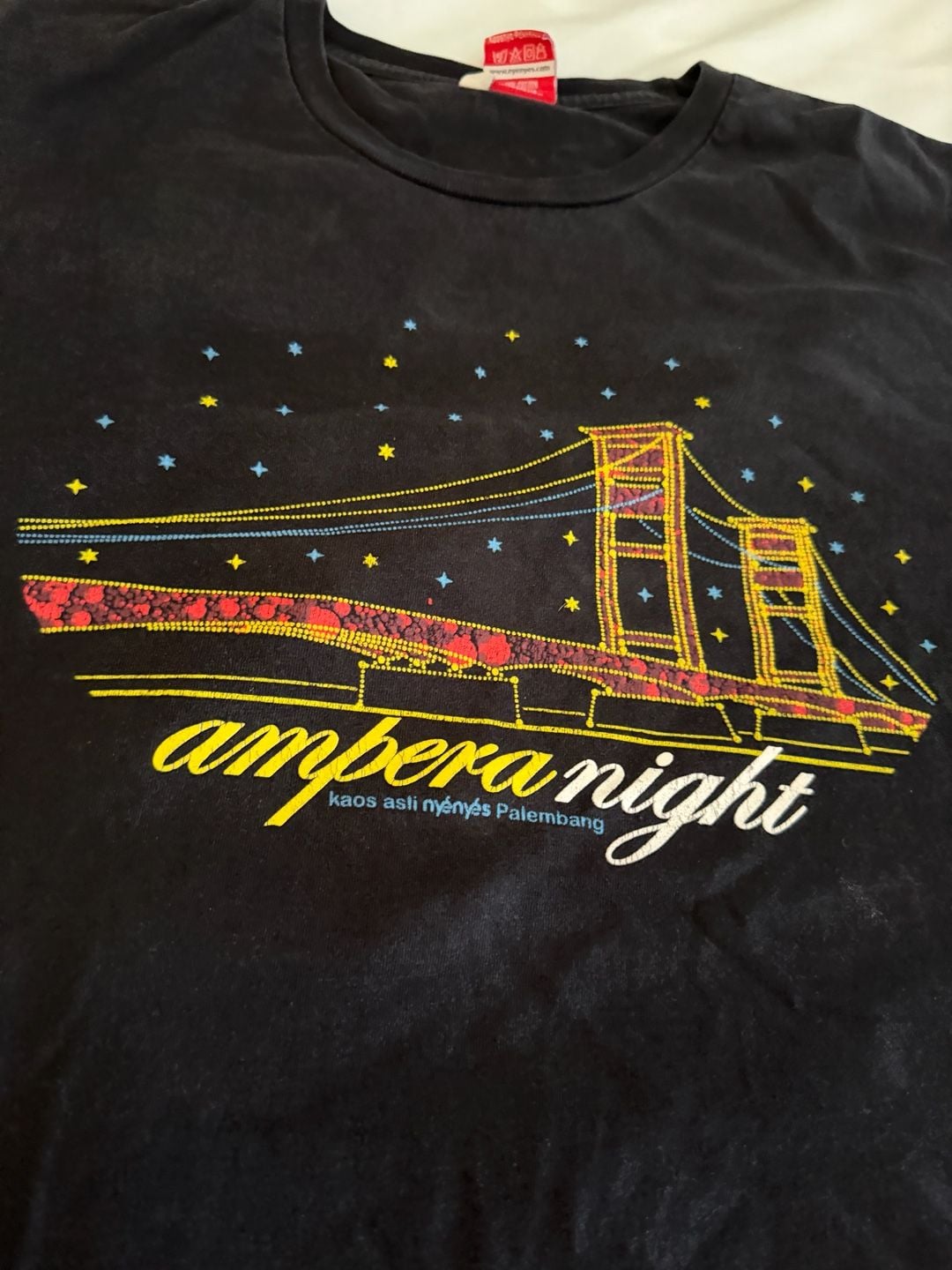 Nyenyes Palembang Ampera Night T-Shirt 4