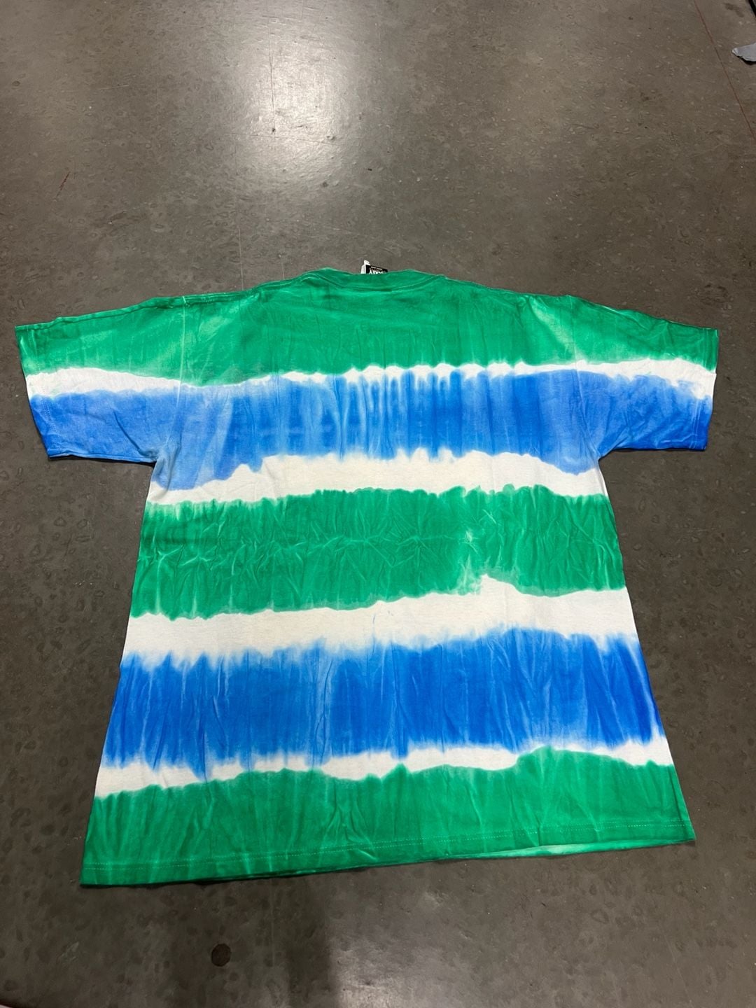 Vintage Mickey And Minnie Tie Dye T-Shirt Blue Green 1997 2
