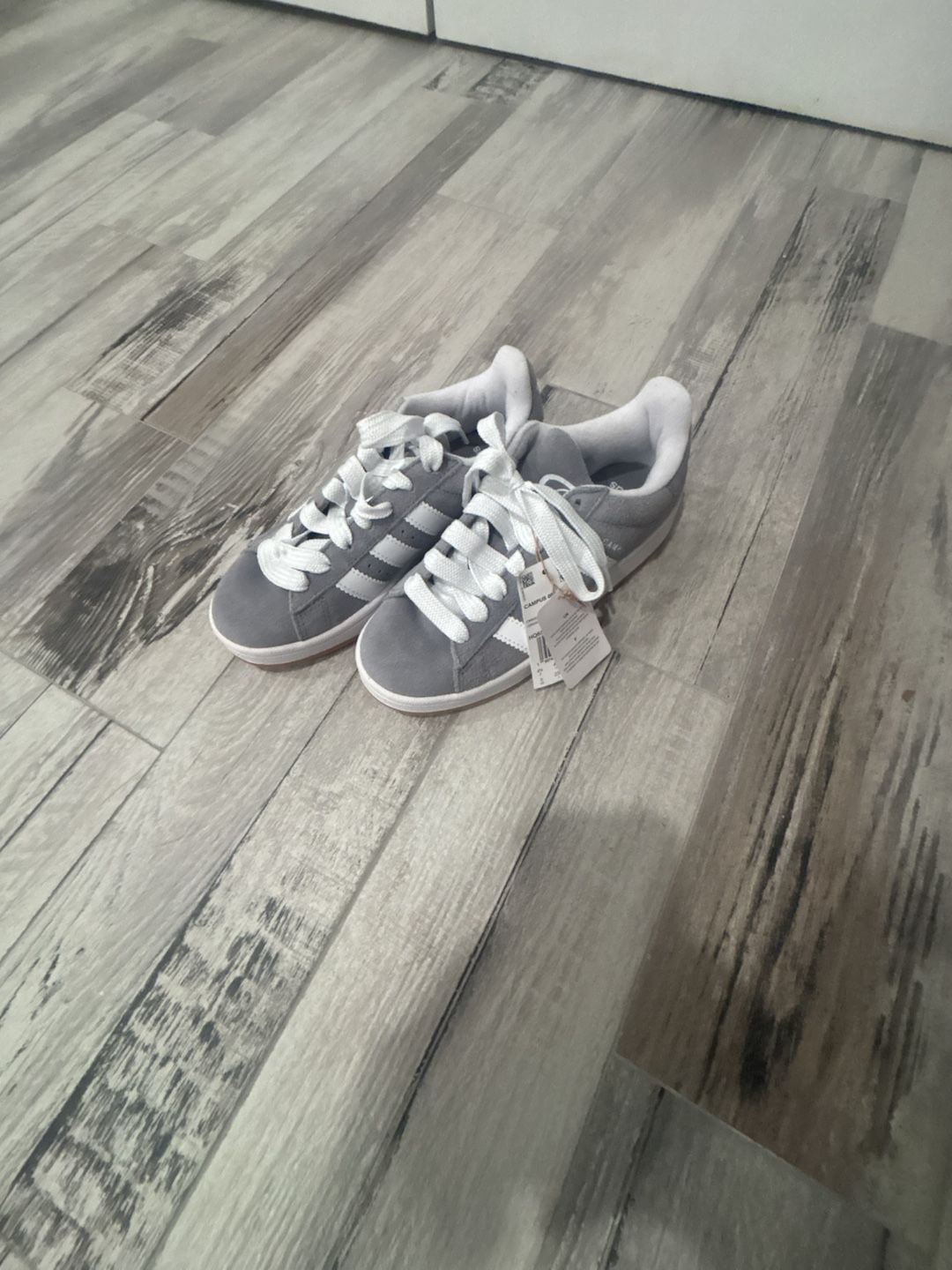 Adidas Campus 00s J Size 5 Grey White Sneakers New With Tags 2