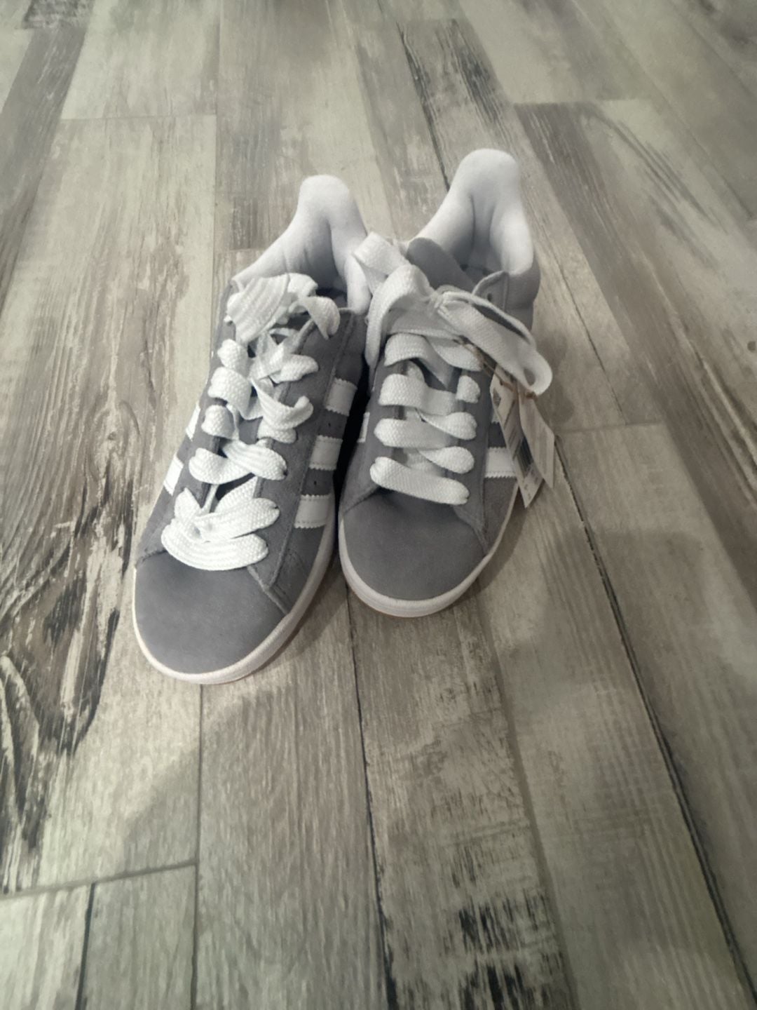 Adidas Campus 00s J Size 5 Grey White Sneakers New With Tags 3