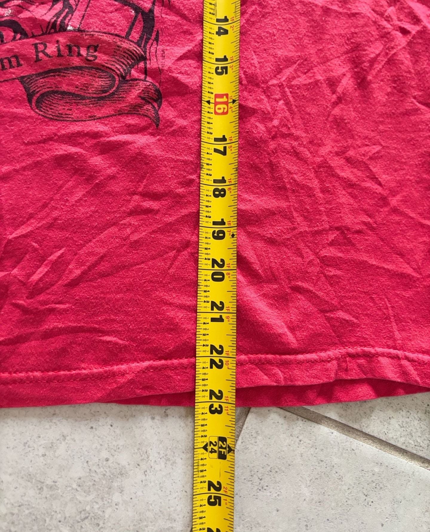 WCW Vintage 1998 Let Freedom Ring Red Graphic T-Shirt 5