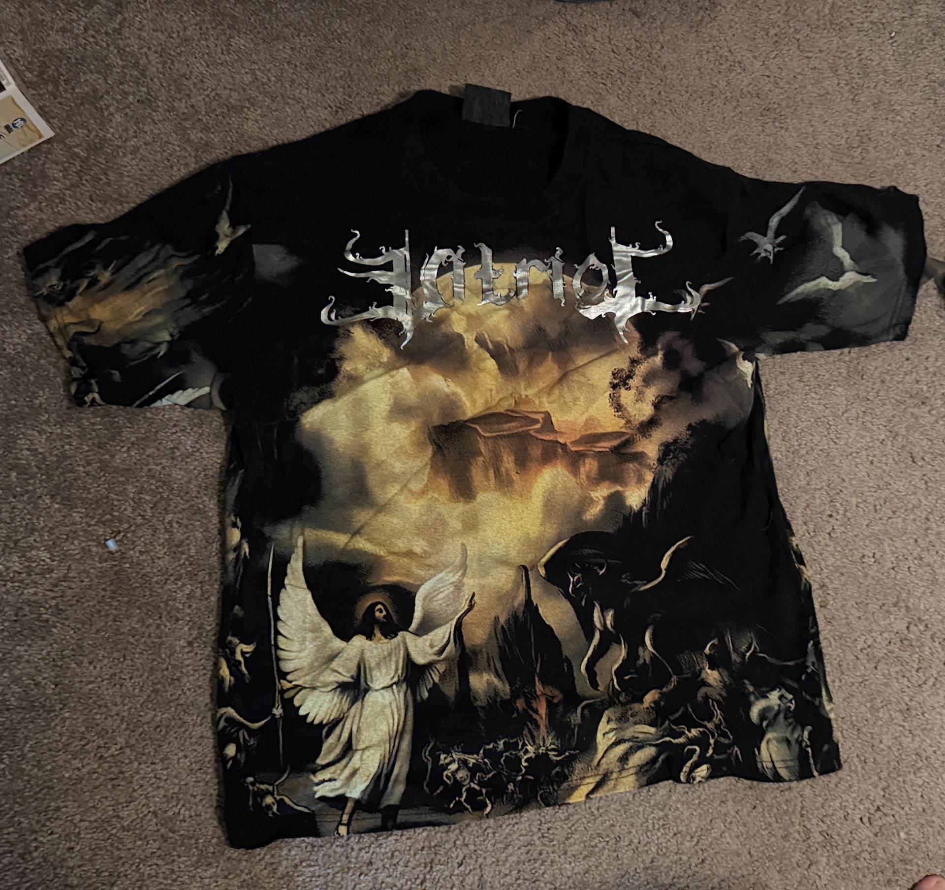 Vitriol Revelations Black Graphic T-Shirt 2