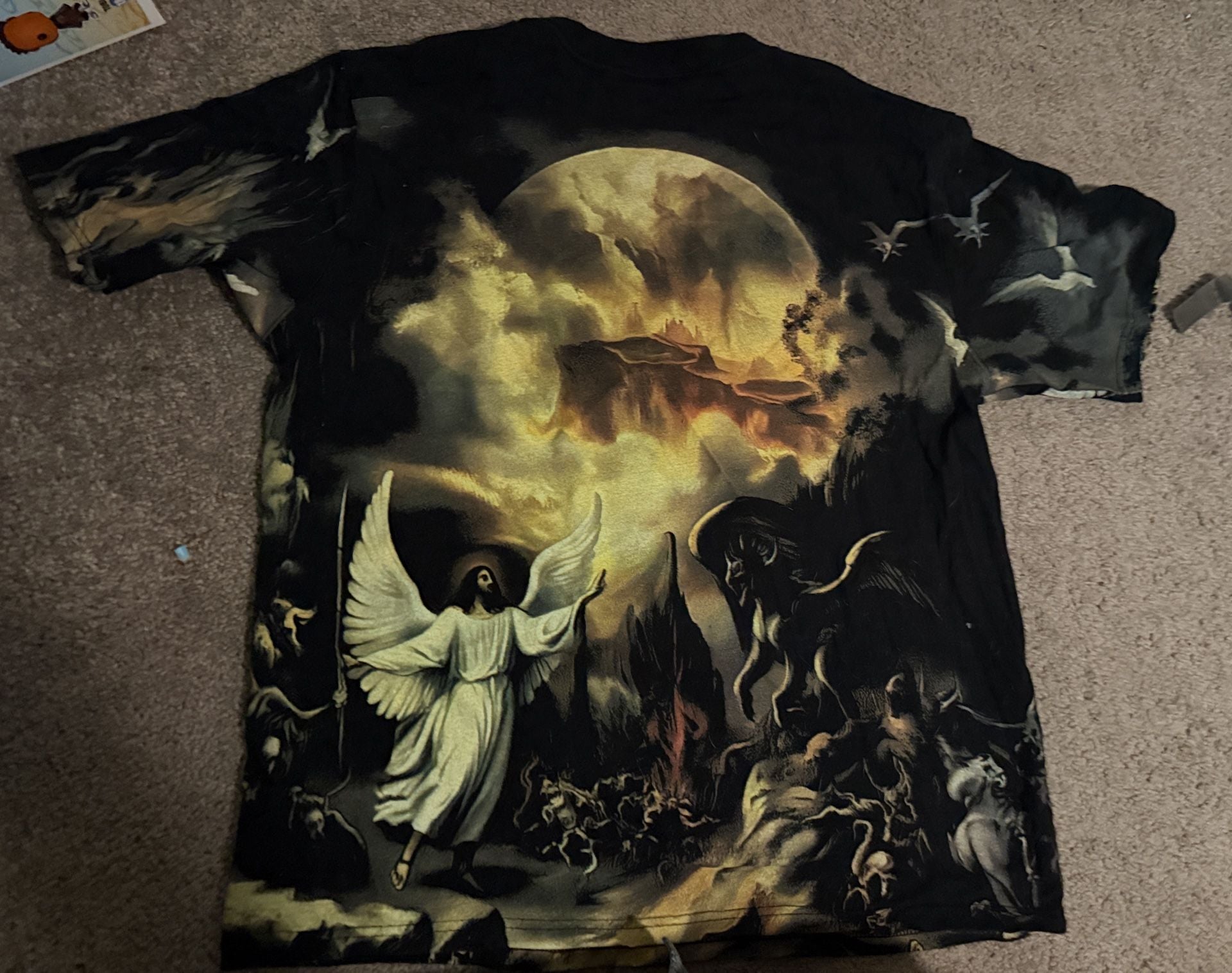 Vitriol Revelations Black Graphic T-Shirt 3