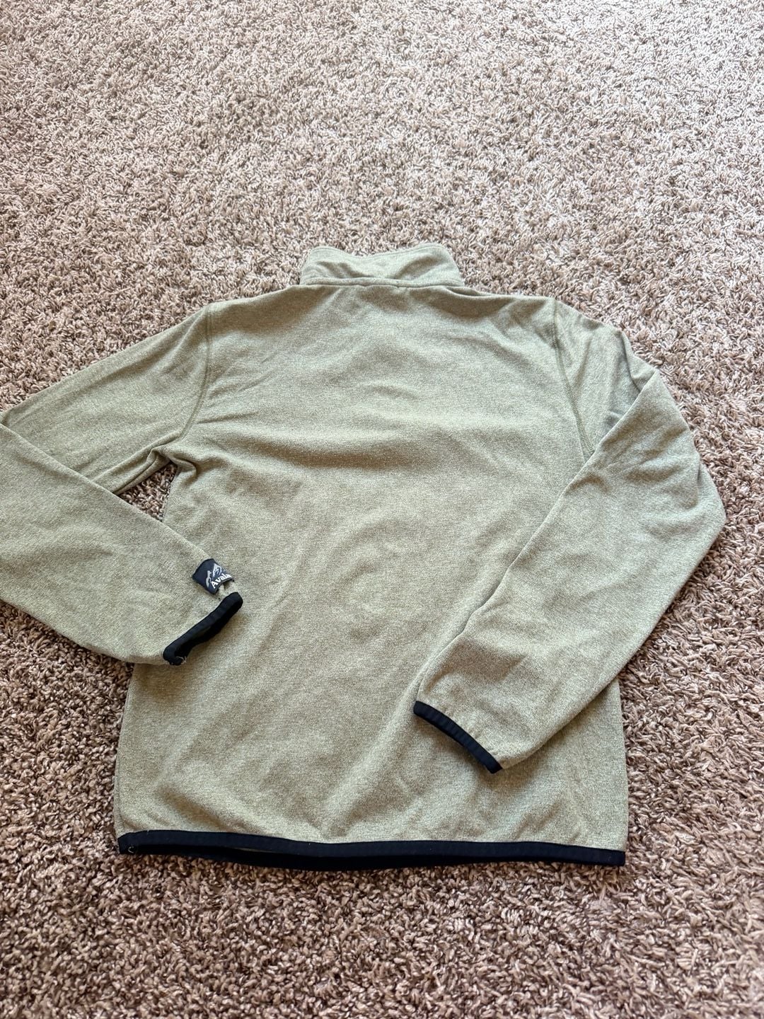 Avalanche 1/4 Zip Fleece Pullover Green 3