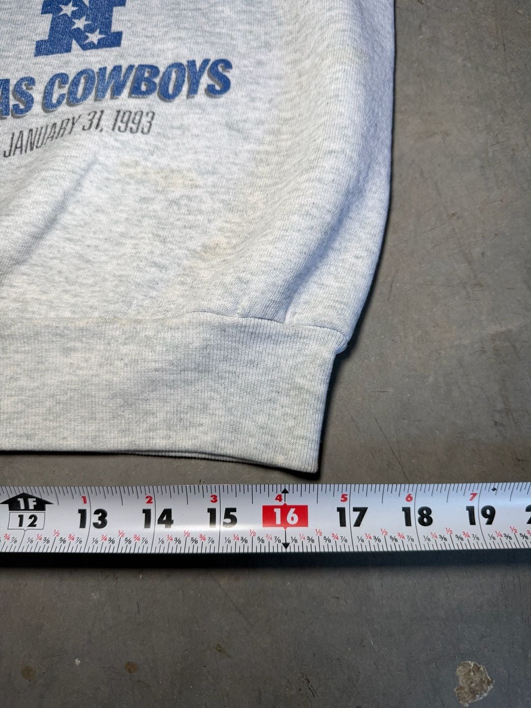 90s Fruit Of The Loom Buffalo Bills Super Bowl Sweatshirt Grey 5