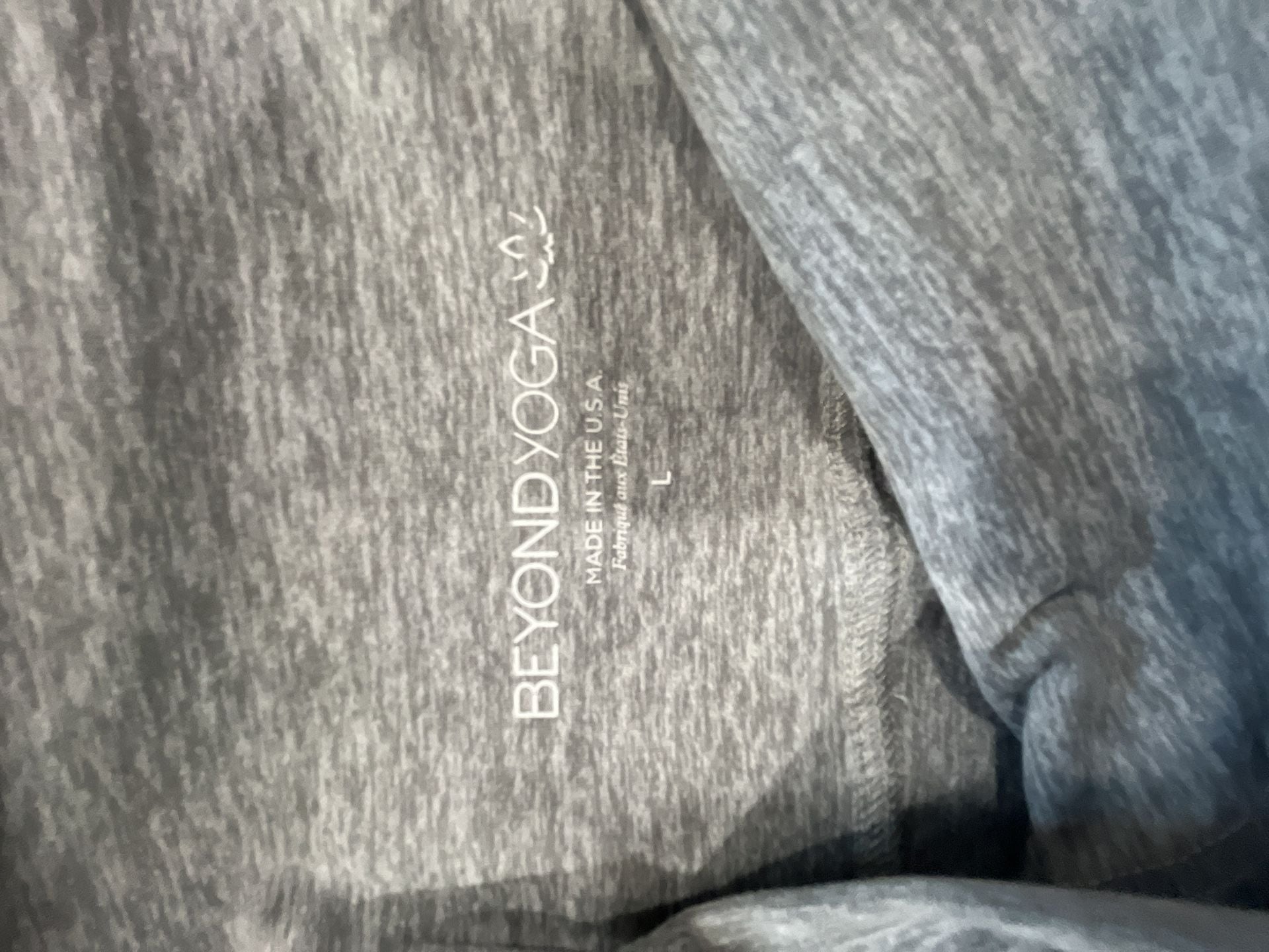 Beyond Yoga Leggings Size L Gray Yoga Pants 7