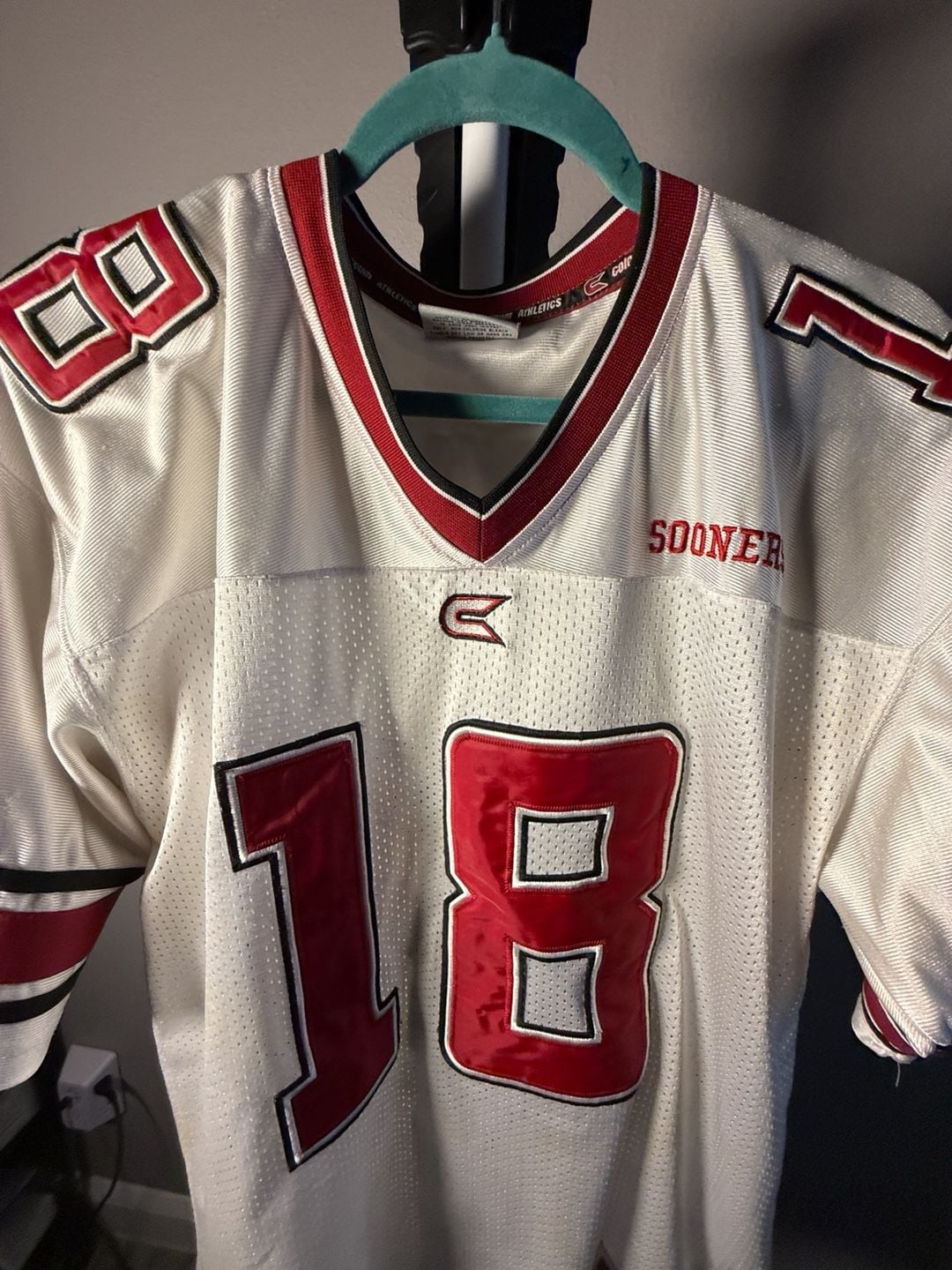 Colosseum Oklahoma Sooners Football Jersey Size XXL White #18 4