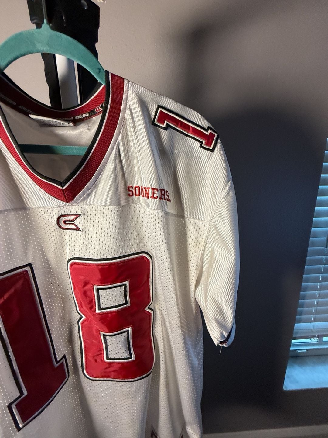 Colosseum Oklahoma Sooners Football Jersey Size XXL White #18 5