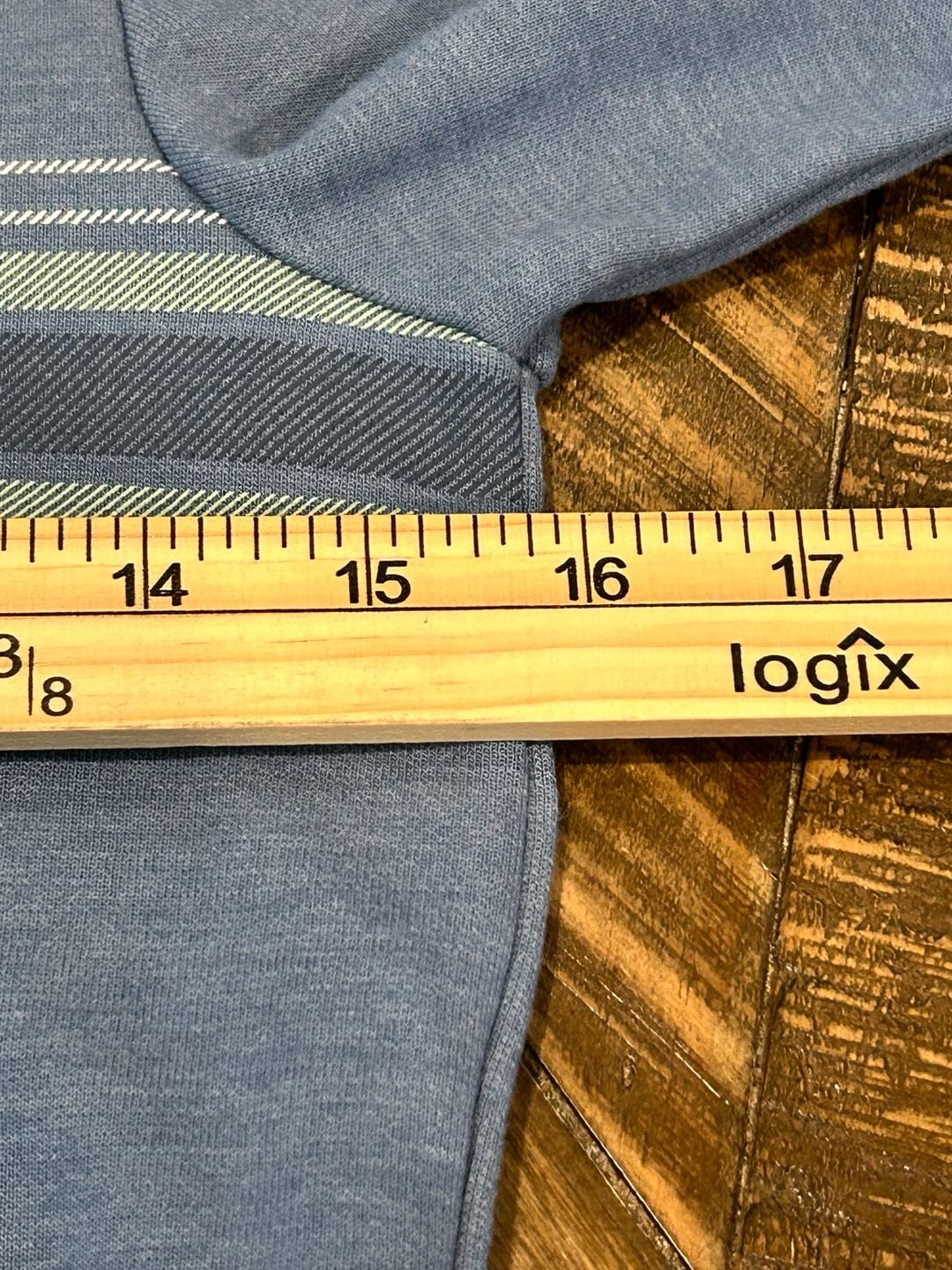 Tommy Bahama Quarter-Zip Pullover Size 8 Blue Striped LS Shirt 9