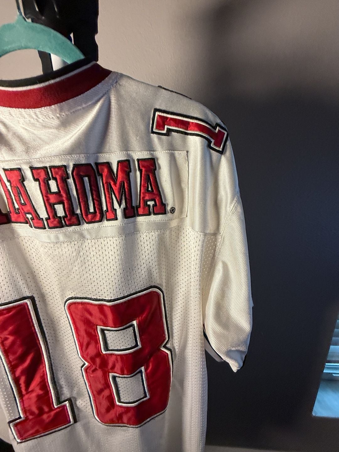 Colosseum Oklahoma Sooners Football Jersey Size XXL White #18 9