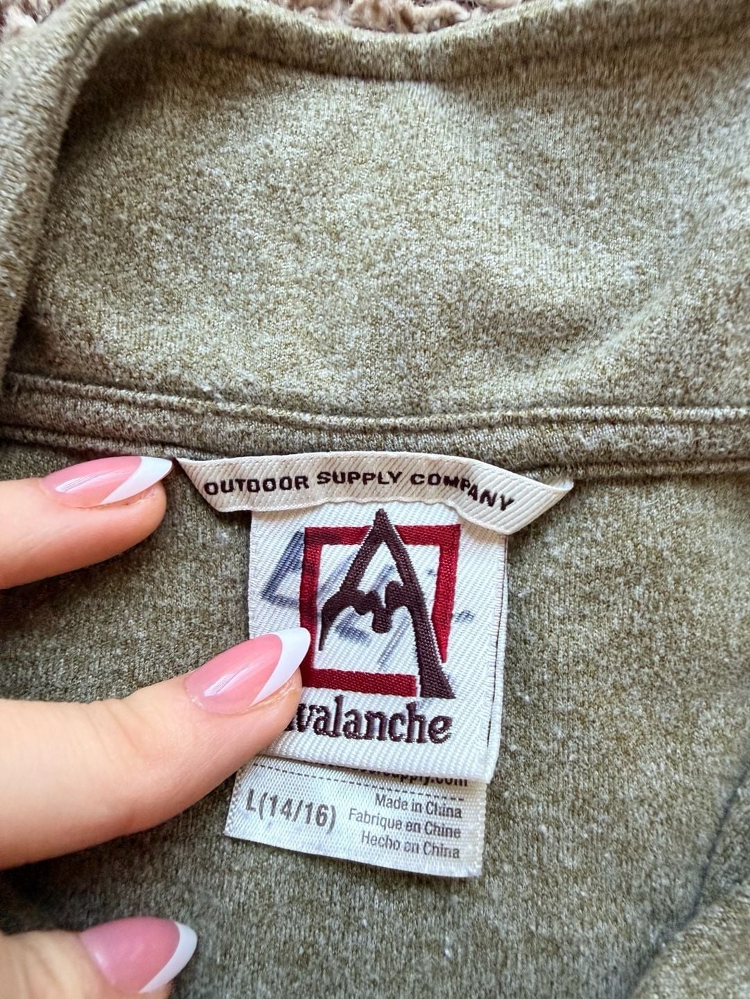 Avalanche 1/4 Zip Fleece Pullover Green 4