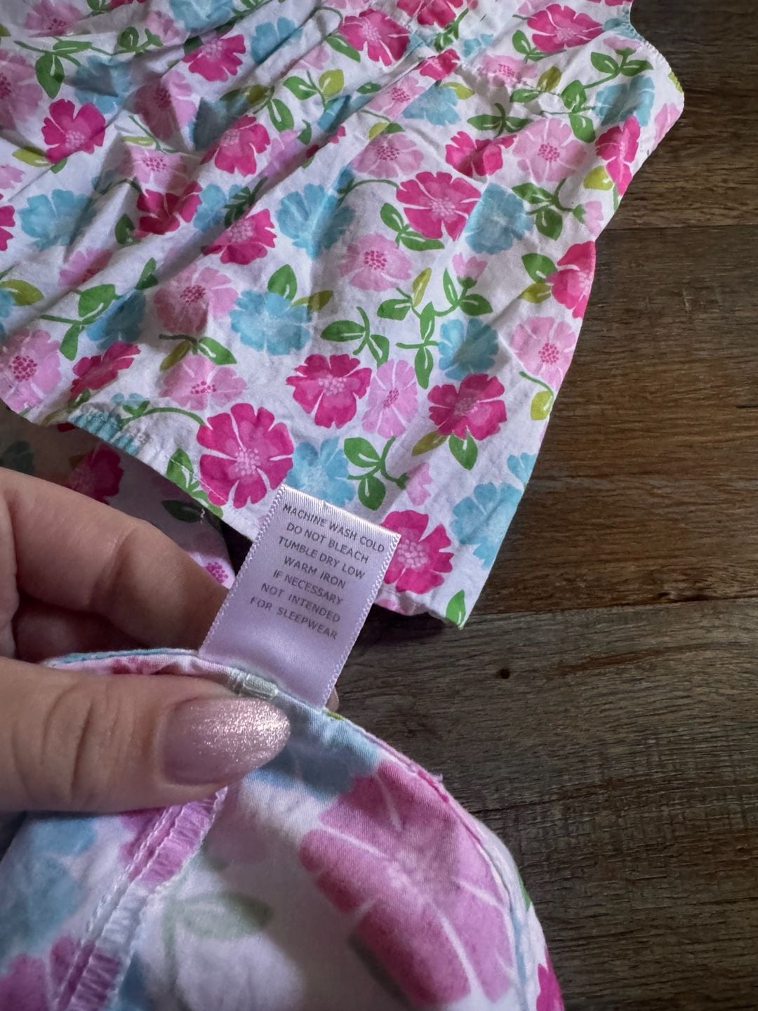 Y2K Gymboree Clothing Set Size 6 Pink Blue Floral Tank Top Pants 8