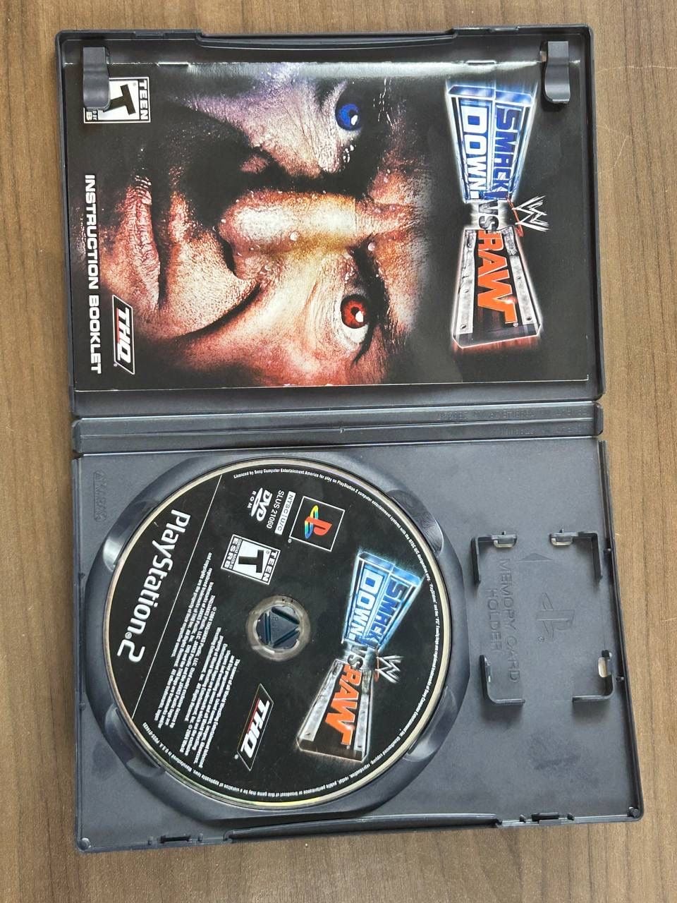 WWE SmackDown! vs. Raw 2004 Greatest Hits PS2 Complete w/ Manual THQ 2