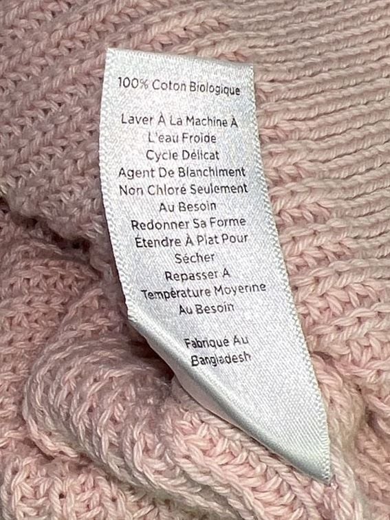 Haven Well Within Cardigan Size M Pink Organic Cotton V-Neck Sweater 5