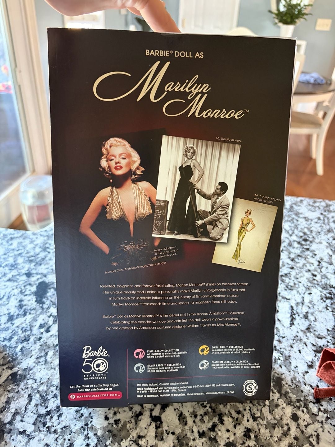 Barbie As Marilyn Monroe Blonde Ambition Collector Doll 5