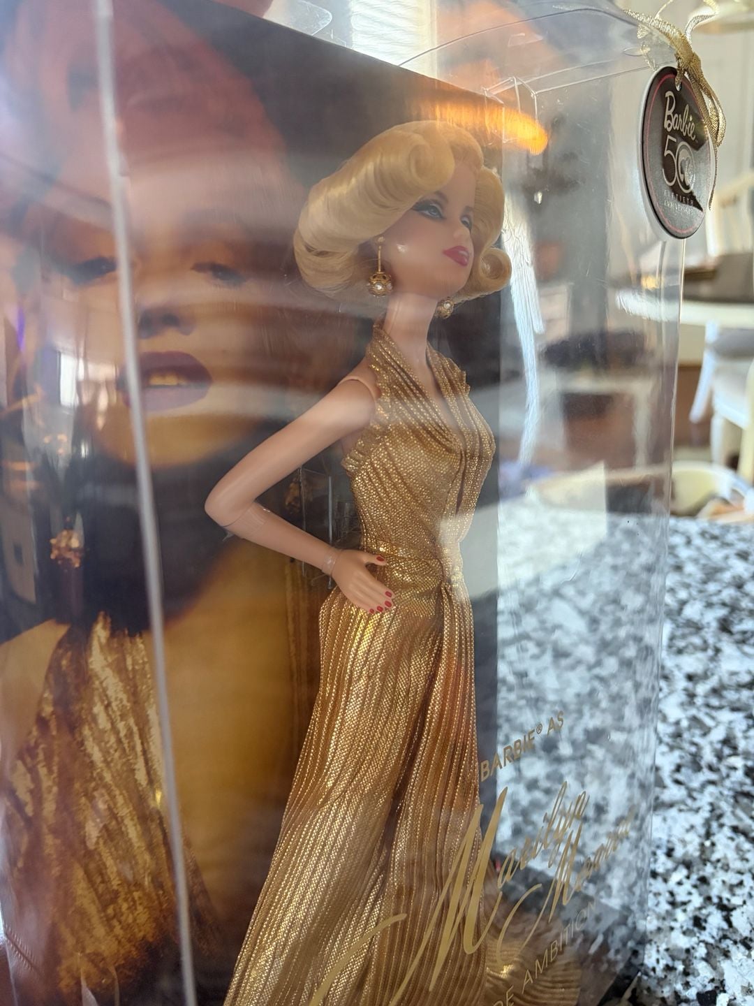 Barbie As Marilyn Monroe Blonde Ambition Collector Doll 8