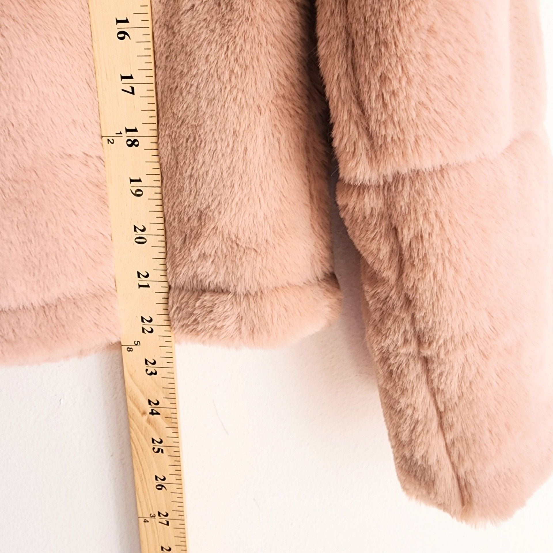 Blashe Faux Fur Puffer Jacket Pink 10