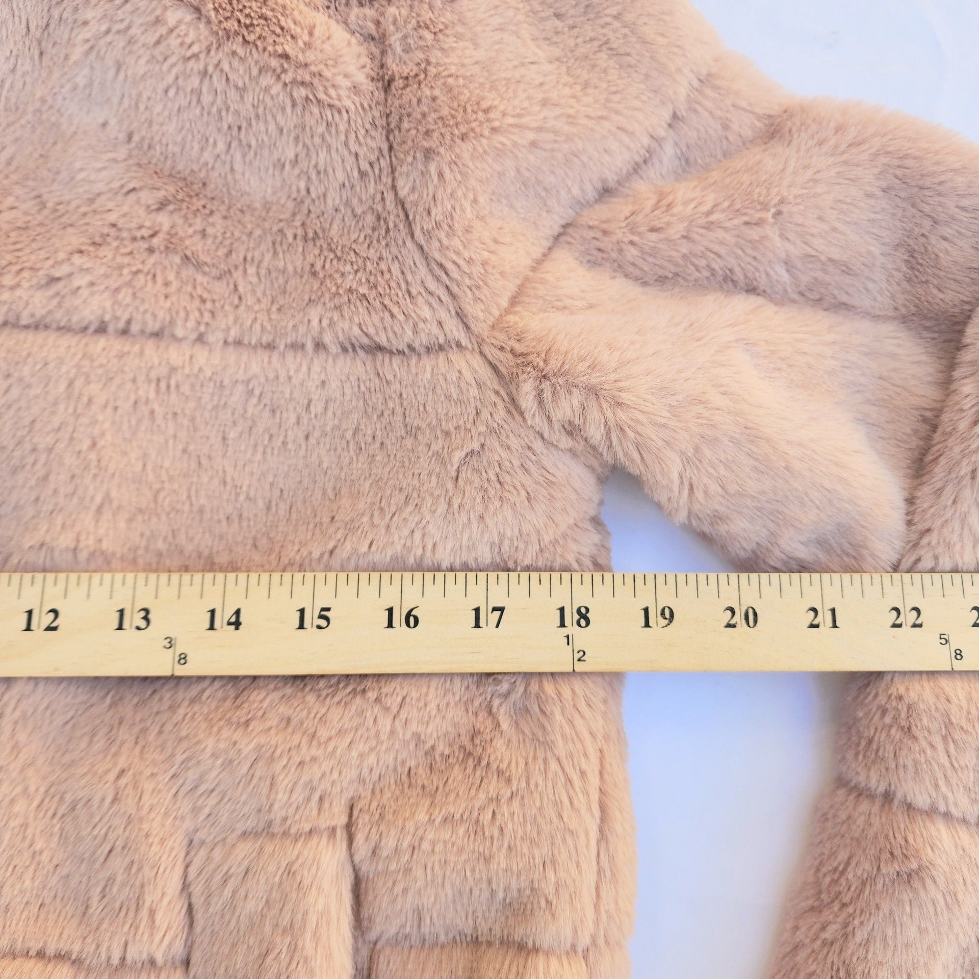 Blashe Faux Fur Puffer Jacket Pink 11