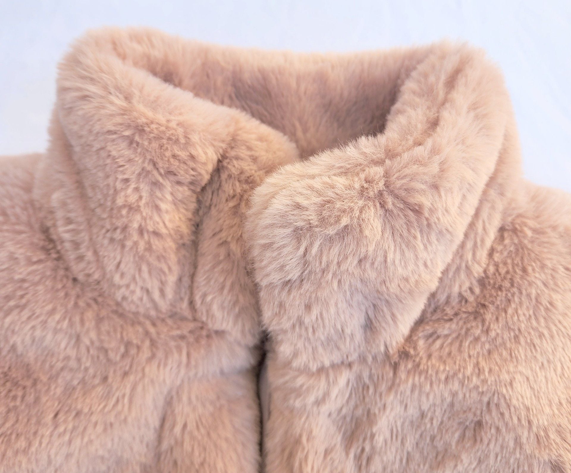 Blashe Faux Fur Puffer Jacket Pink 12