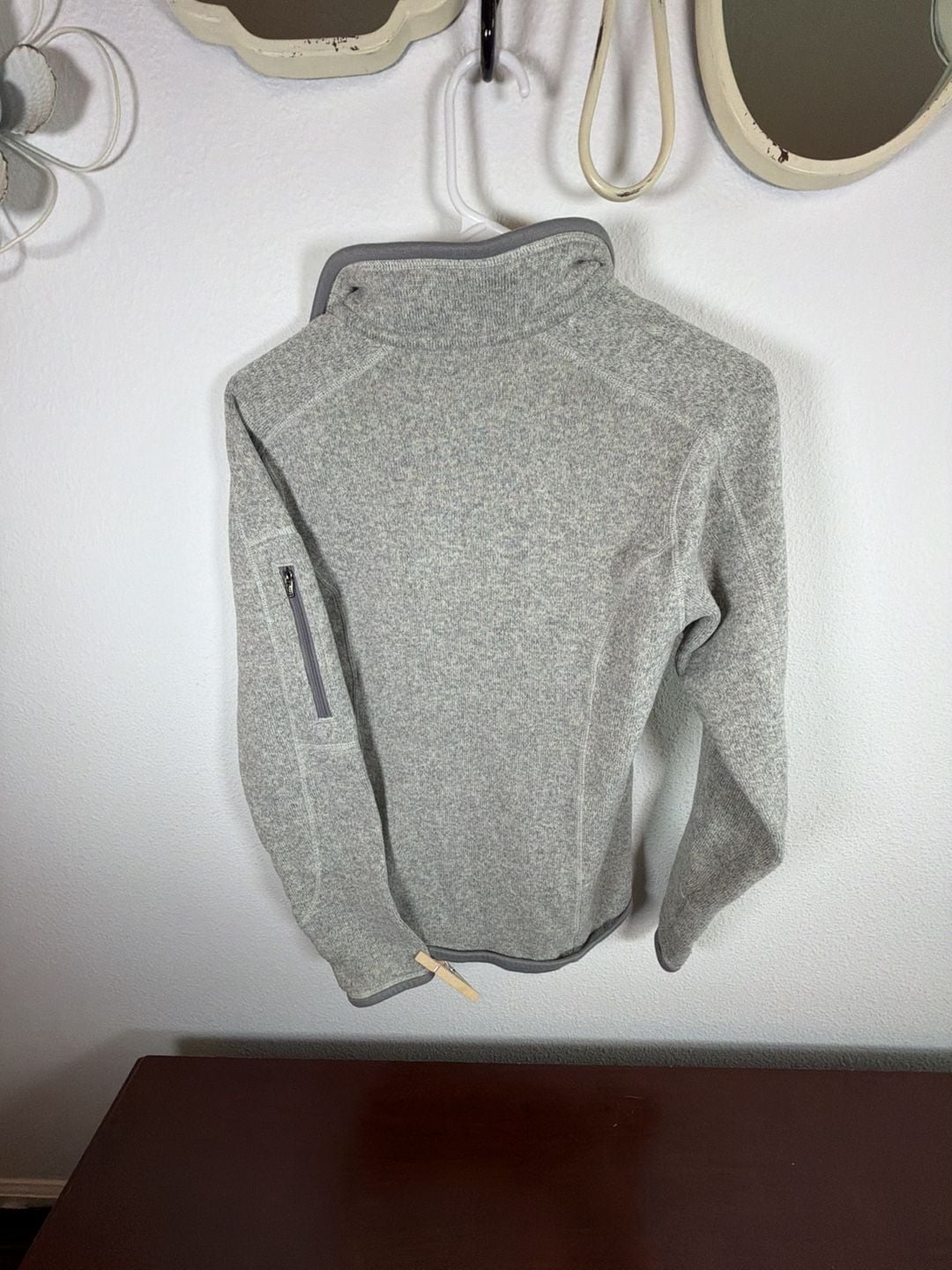 Patagonia Womens XS Better Sweater 1/4 Zip Fleece Pullover Slim Fit Gray Perfect 7