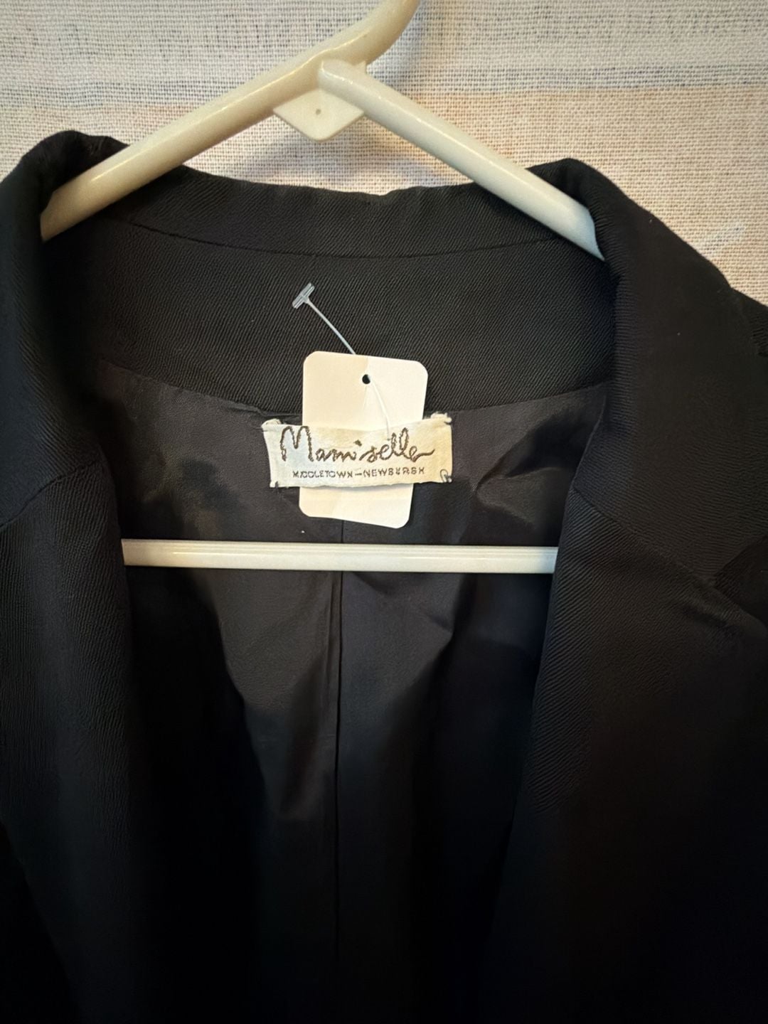 Mam'selle Black Blazer Jacket Wool 4