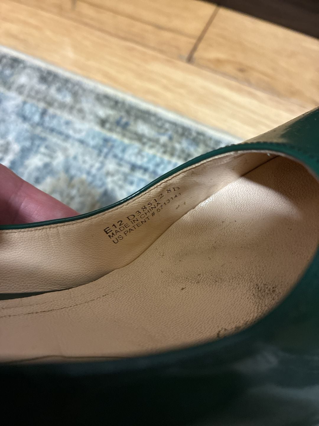 Cole Haan Pumps Size 8B Green Patent Leather Heels 7