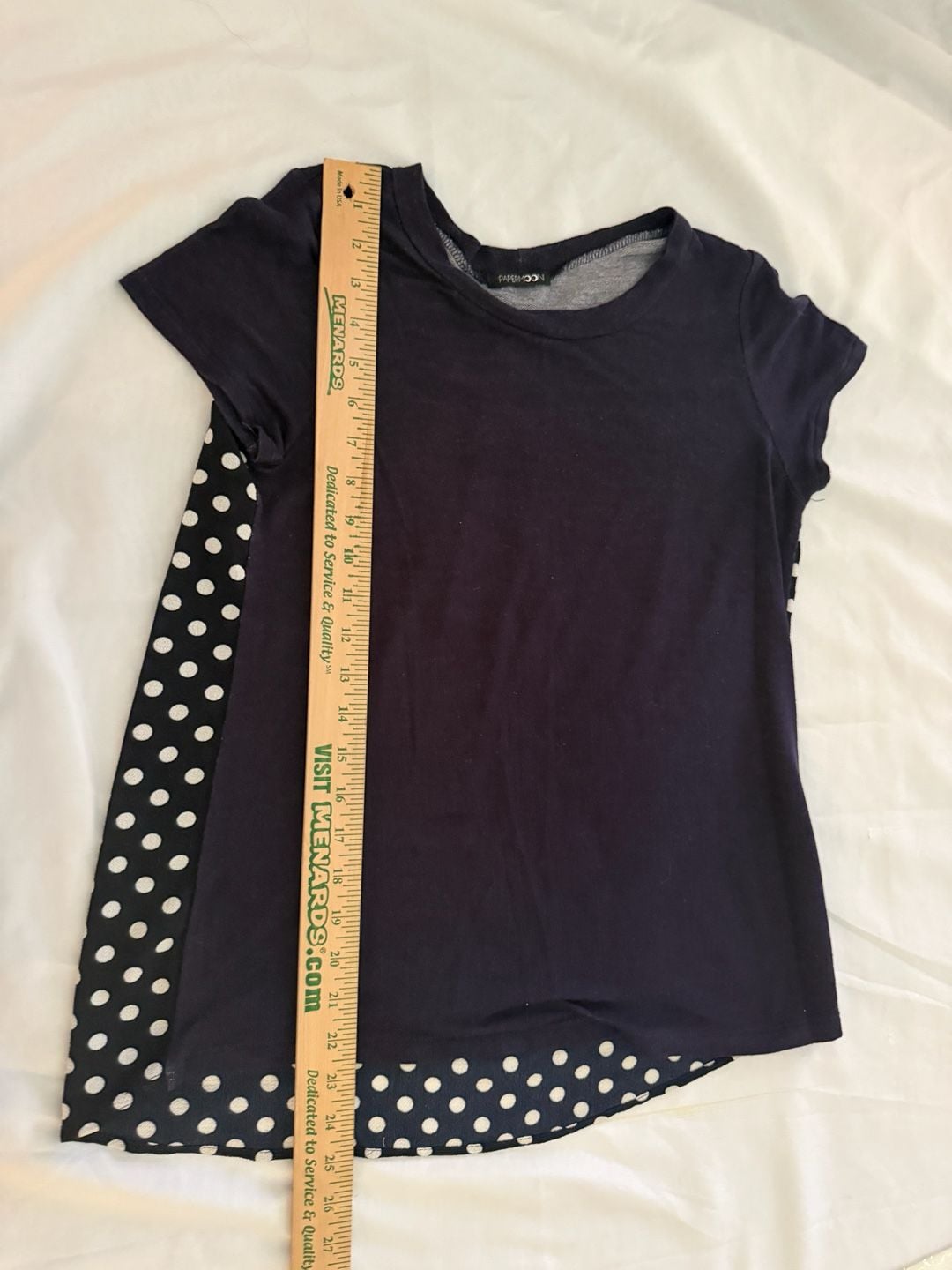 Papermoon Black Polka Dot Layered Top Shirt 7