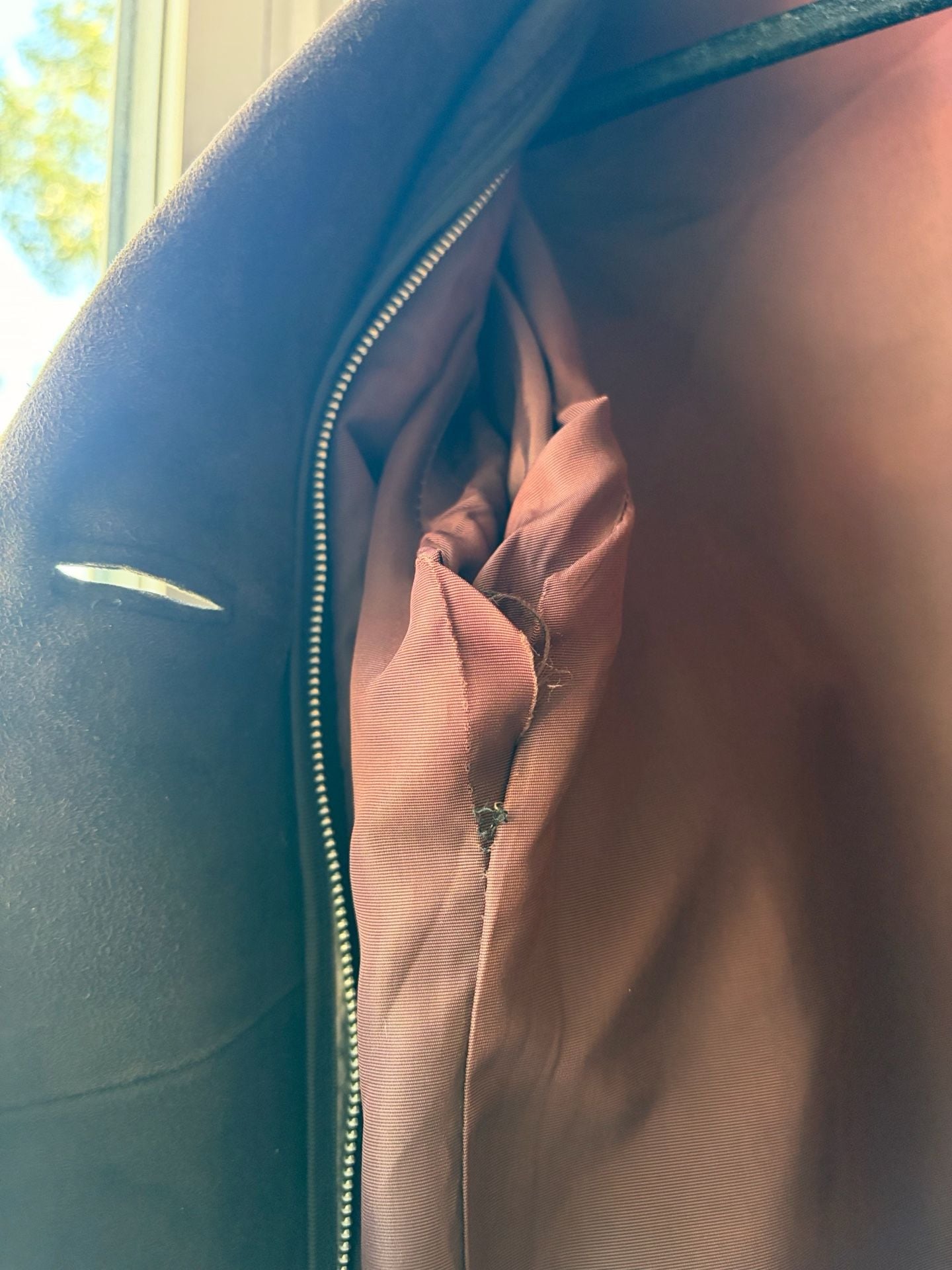 1970s Leather Suede Double Breasted Women’s Car Coat Western Boho 10