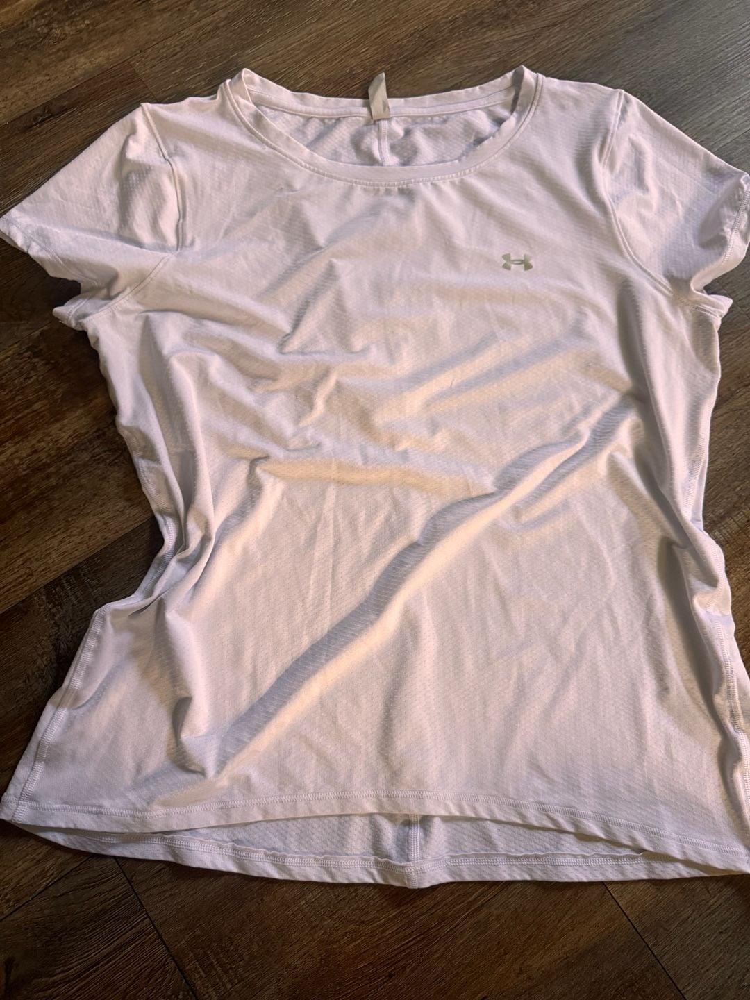 Under Armour HeatGear Armour Short Sleeve Tee Size XL White 2