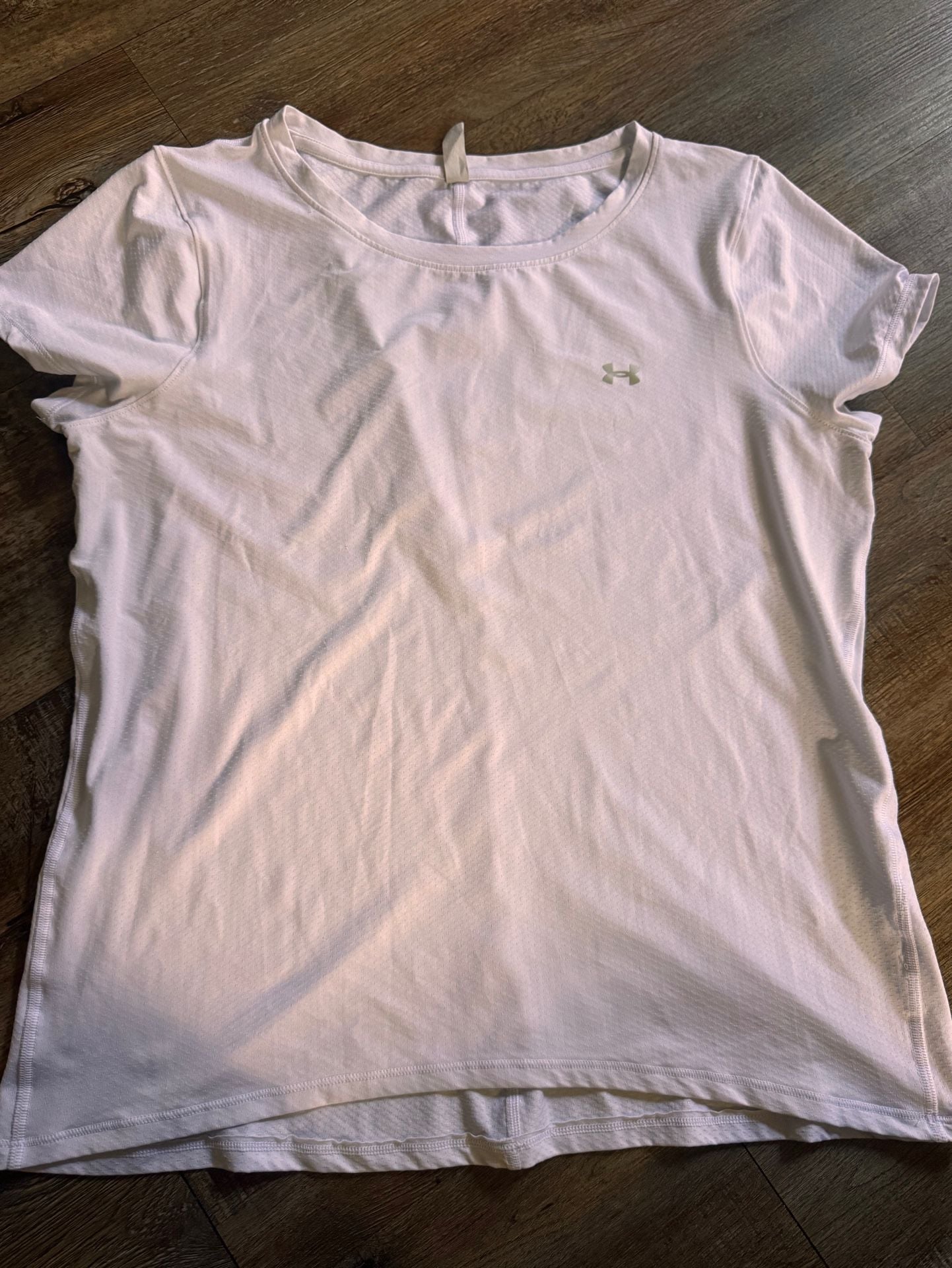 Under Armour HeatGear Armour Short Sleeve Tee Size XL White 3