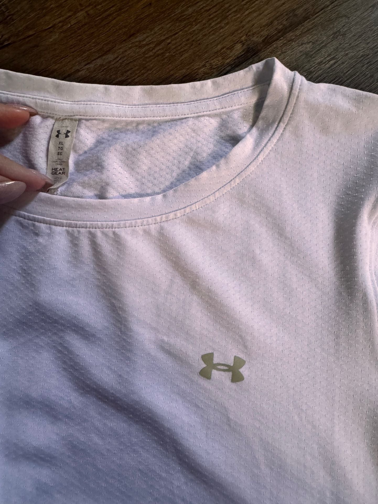 Under Armour HeatGear Armour Short Sleeve Tee Size XL White 4