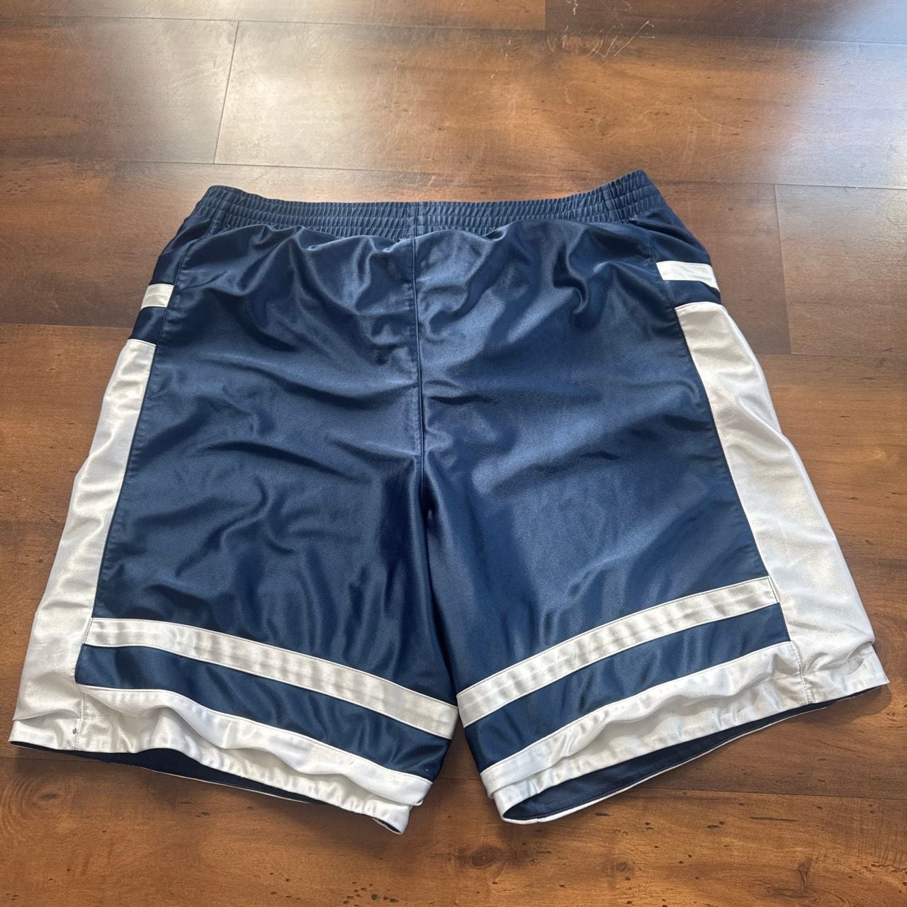 Nike Vintage Basketball Dazzle Shorts Blue White 5
